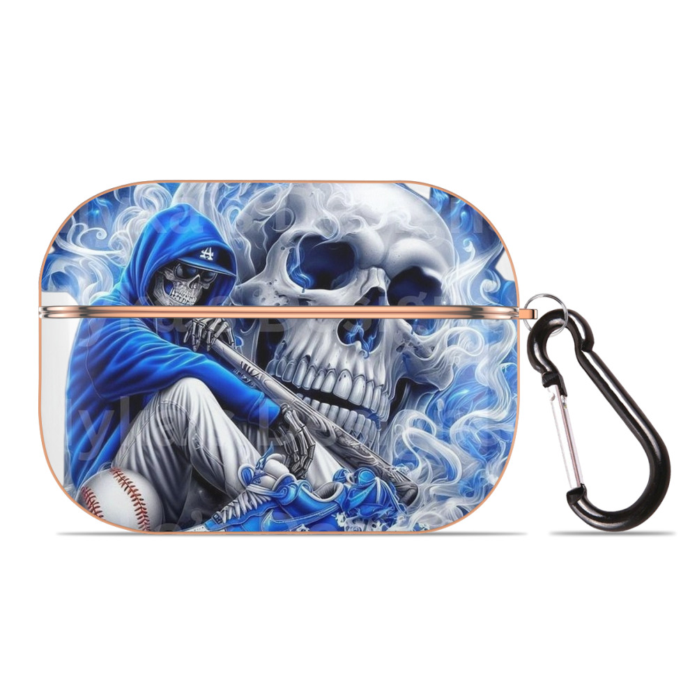  AirPods Pro Protective Case Rose Gold, Flexible PC Material, Precise Fit, Anti-Slip Cover, Full Protection, Fingerprint Resistant, Washable With Keychain