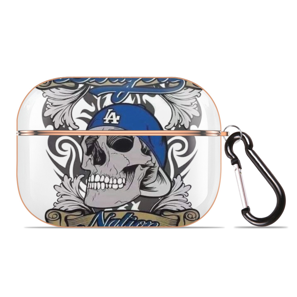  AirPods Pro Protective Case Rose Gold, Flexible PC Material, Precise Fit, Anti-Slip Cover, Full Protection, Fingerprint Resistant, Washable With Keychain