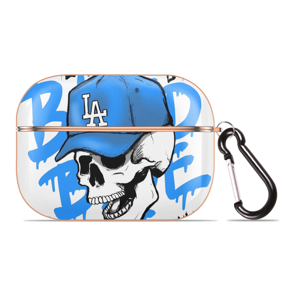  AirPods Pro Protective Case Rose Gold, Flexible PC Material, Precise Fit, Anti-Slip Cover, Full Protection, Fingerprint Resistant, Washable With Keychain