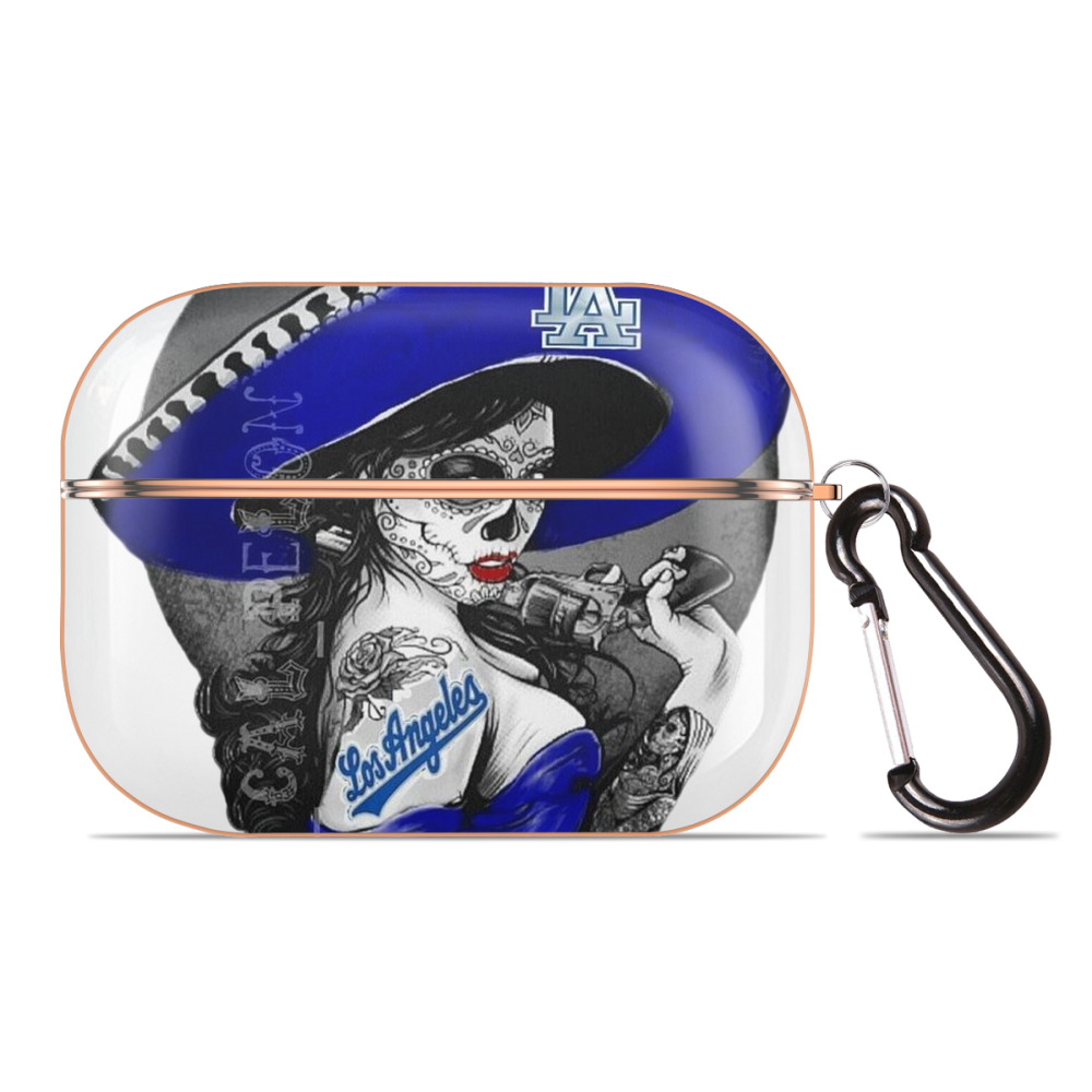  AirPods Pro Protective Case Rose Gold, Flexible PC Material, Precise Fit, Anti-Slip Cover, Full Protection, Fingerprint Resistant, Washable With Keychain