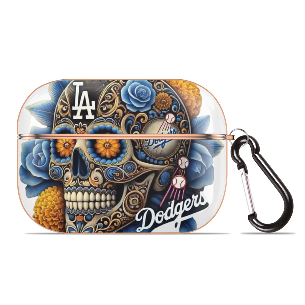  AirPods Pro Protective Case Rose Gold, Flexible PC Material, Precise Fit, Anti-Slip Cover, Full Protection, Fingerprint Resistant, Washable With Keychain