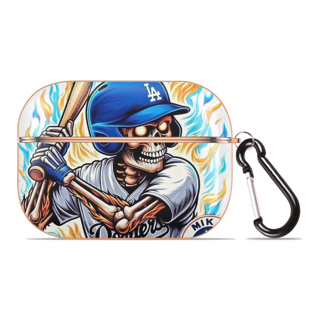  AirPods Pro Protective Case Rose Gold, Flexible PC Material, Precise Fit, Anti-Slip Cover, Full Protection, Fingerprint Resistant, Washable With Keychain