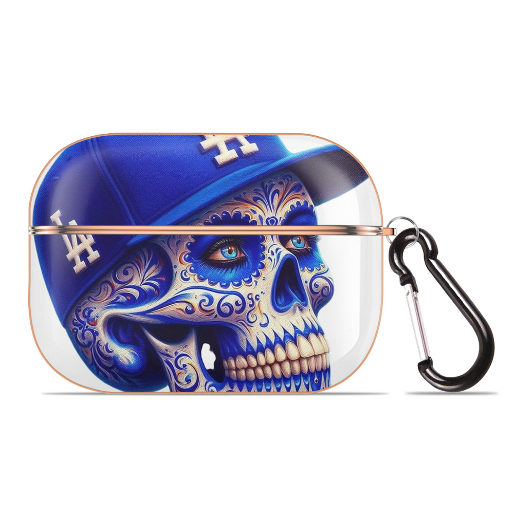  AirPods Pro Protective Case Rose Gold, Flexible PC Material, Precise Fit, Anti-Slip Cover, Full Protection, Fingerprint Resistant, Washable With Keychain