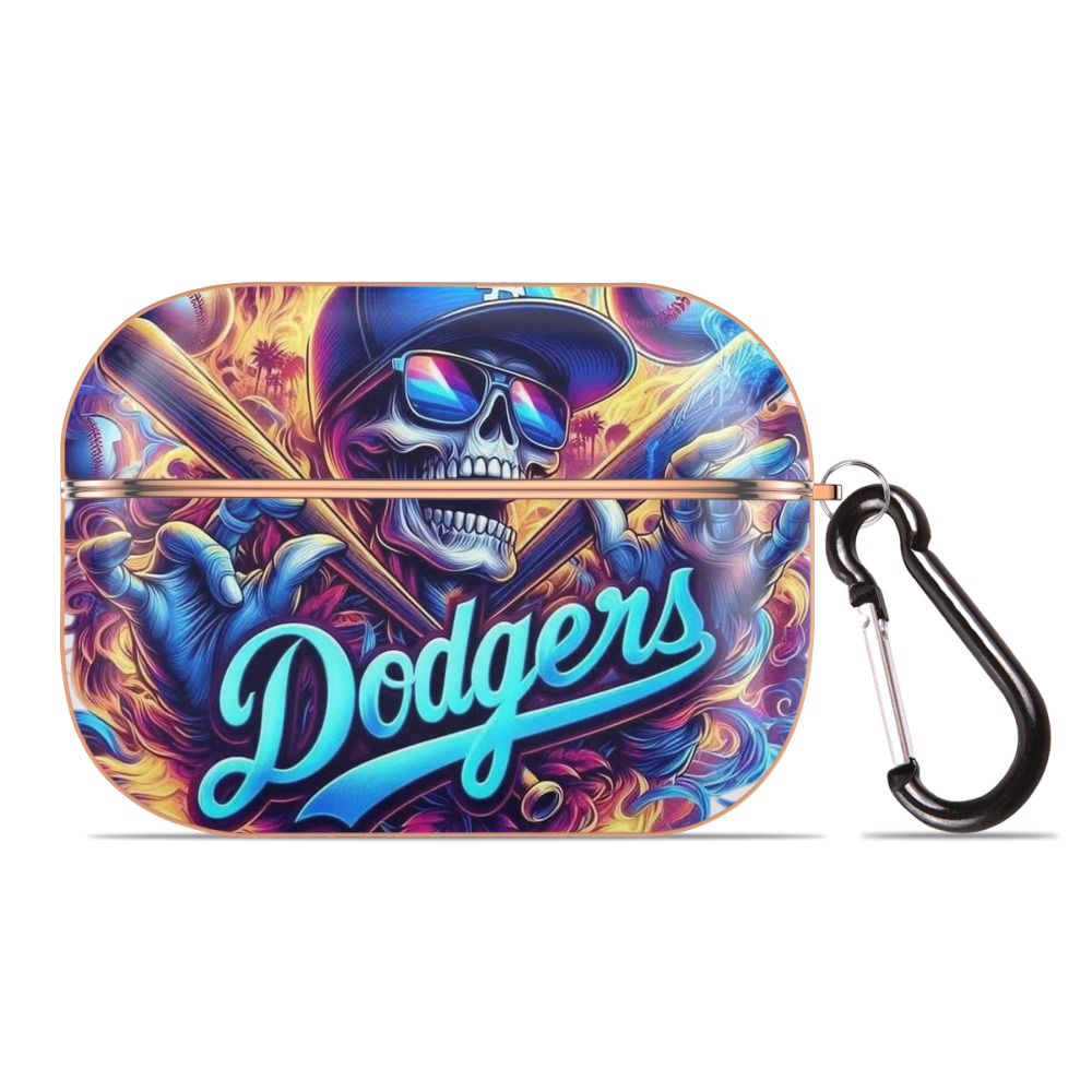  AirPods Pro Protective Case Rose Gold, Flexible PC Material, Precise Fit, Anti-Slip Cover, Full Protection, Fingerprint Resistant, Washable With Keychain