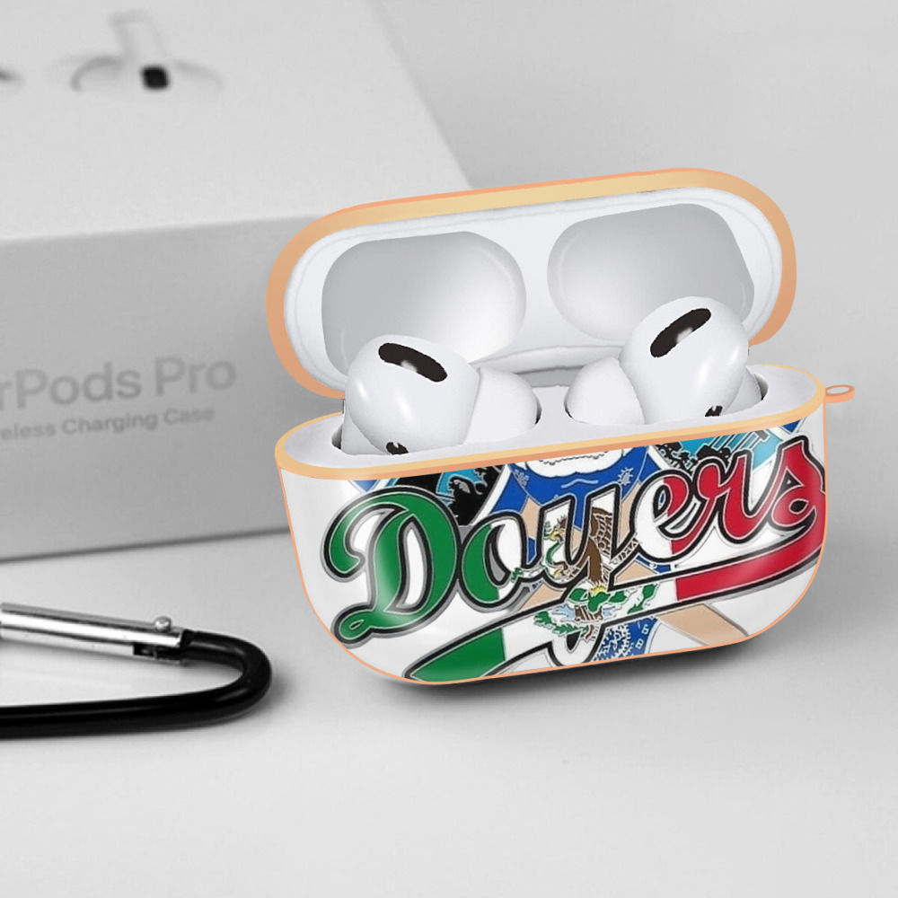  AirPods Pro Protective Case Rose Gold, Flexible PC Material, Precise Fit, Anti-Slip Cover, Full Protection, Fingerprint Resistant, Washable With Keychain