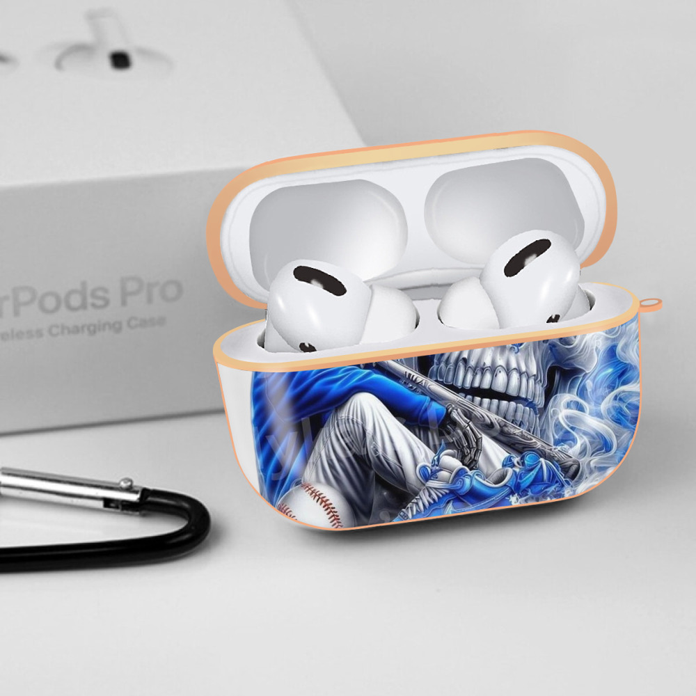  AirPods Pro Protective Case Rose Gold, Flexible PC Material, Precise Fit, Anti-Slip Cover, Full Protection, Fingerprint Resistant, Washable With Keychain