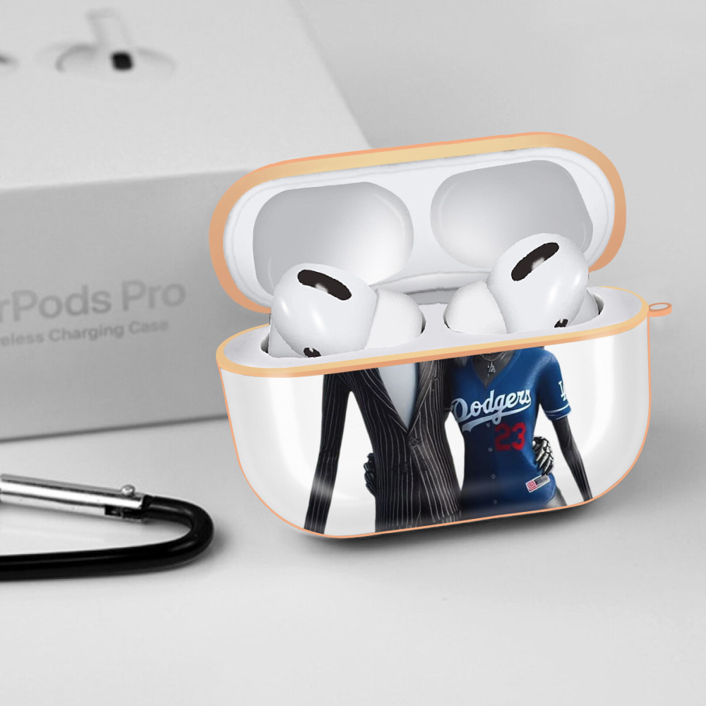  AirPods Pro Protective Case Rose Gold, Flexible PC Material, Precise Fit, Anti-Slip Cover, Full Protection, Fingerprint Resistant, Washable With Keychain