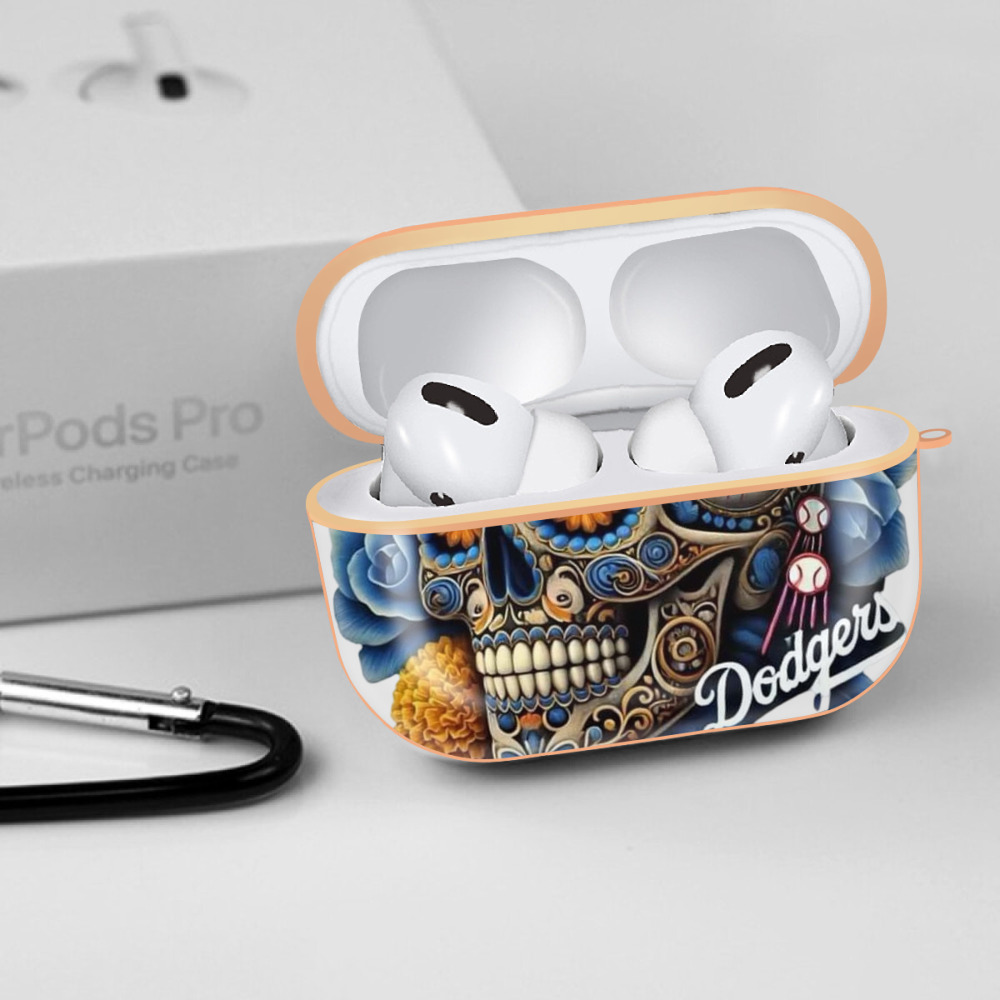  AirPods Pro Protective Case Rose Gold, Flexible PC Material, Precise Fit, Anti-Slip Cover, Full Protection, Fingerprint Resistant, Washable With Keychain