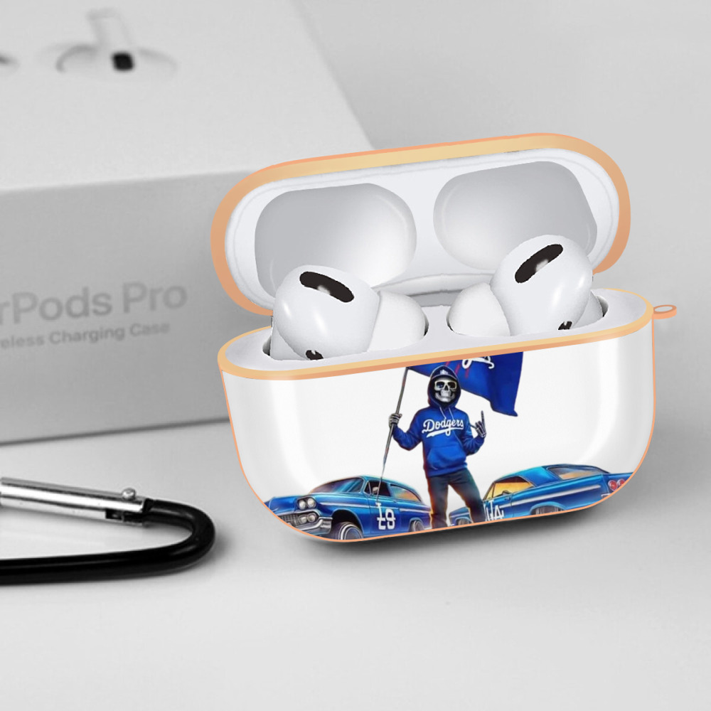  AirPods Pro Protective Case Rose Gold, Flexible PC Material, Precise Fit, Anti-Slip Cover, Full Protection, Fingerprint Resistant, Washable With Keychain