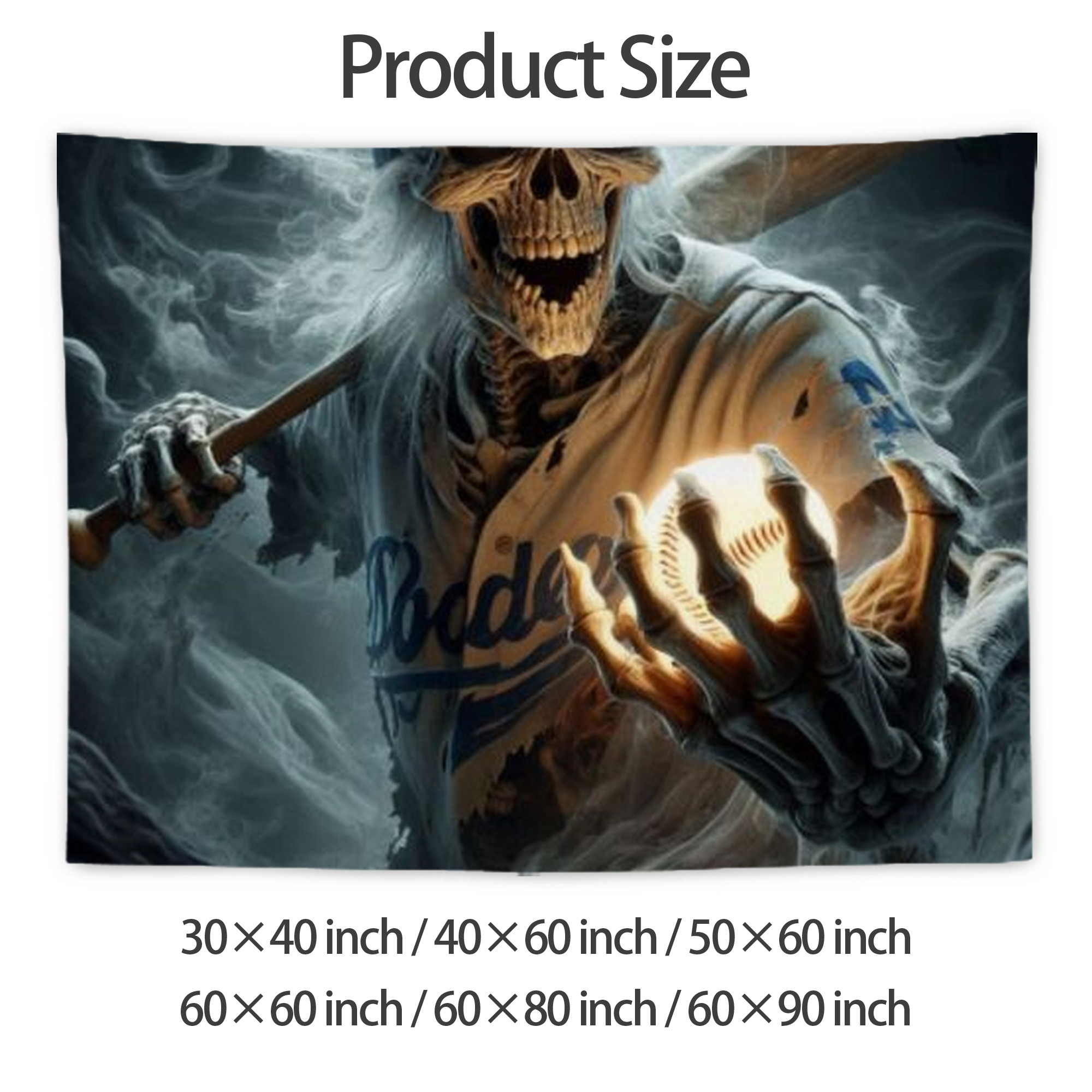  Wall Tapestry For Bedroom Aesthetic – Boho Style Polyester Fabric Wall Hanging With Hooks – 60 X 90 Inch Large Size, Lightweight, Durable, Easy To Hang