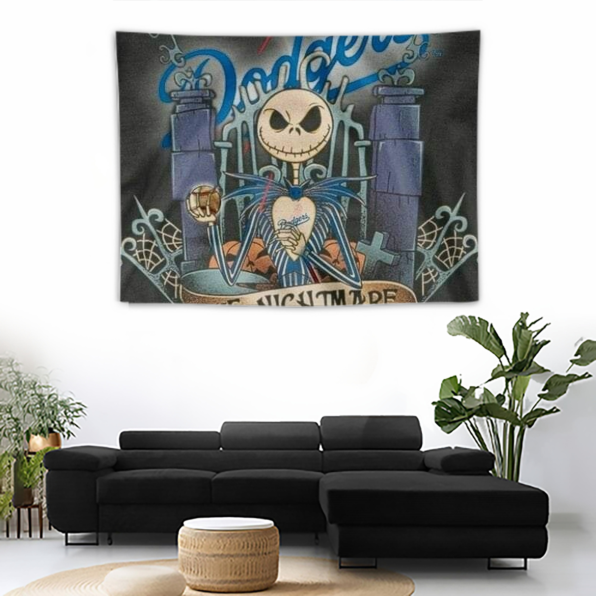  Wall Tapestry For Bedroom Aesthetic – Boho Style Polyester Fabric Wall Hanging With Hooks – 60 X 90 Inch Large Size, Lightweight, Durable, Easy To Hang