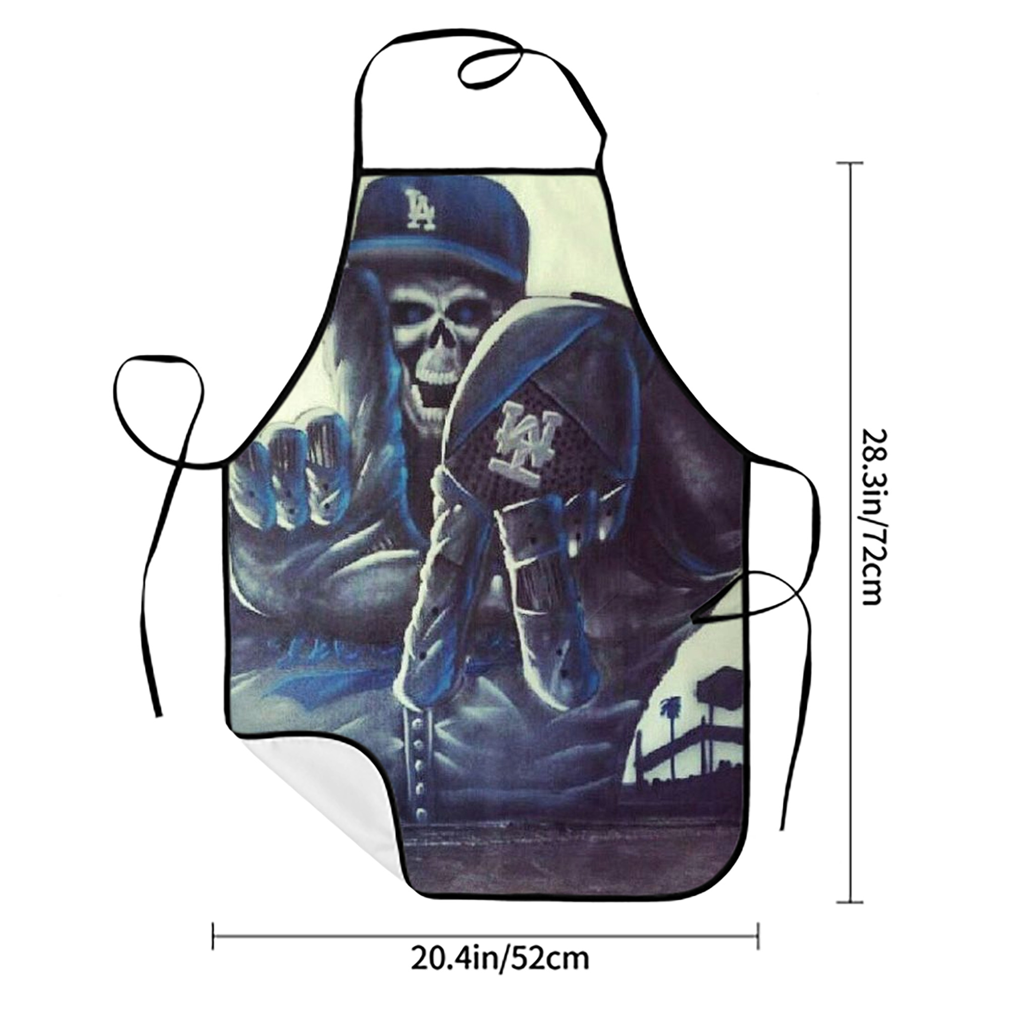  Stain-Resistant Polyester Apron With Pocket – Full Print, Waterproof, Anti-Wrinkle, Anti-Pilling – Ideal For Kitchen, BBQ, Restaurant, Salon & More