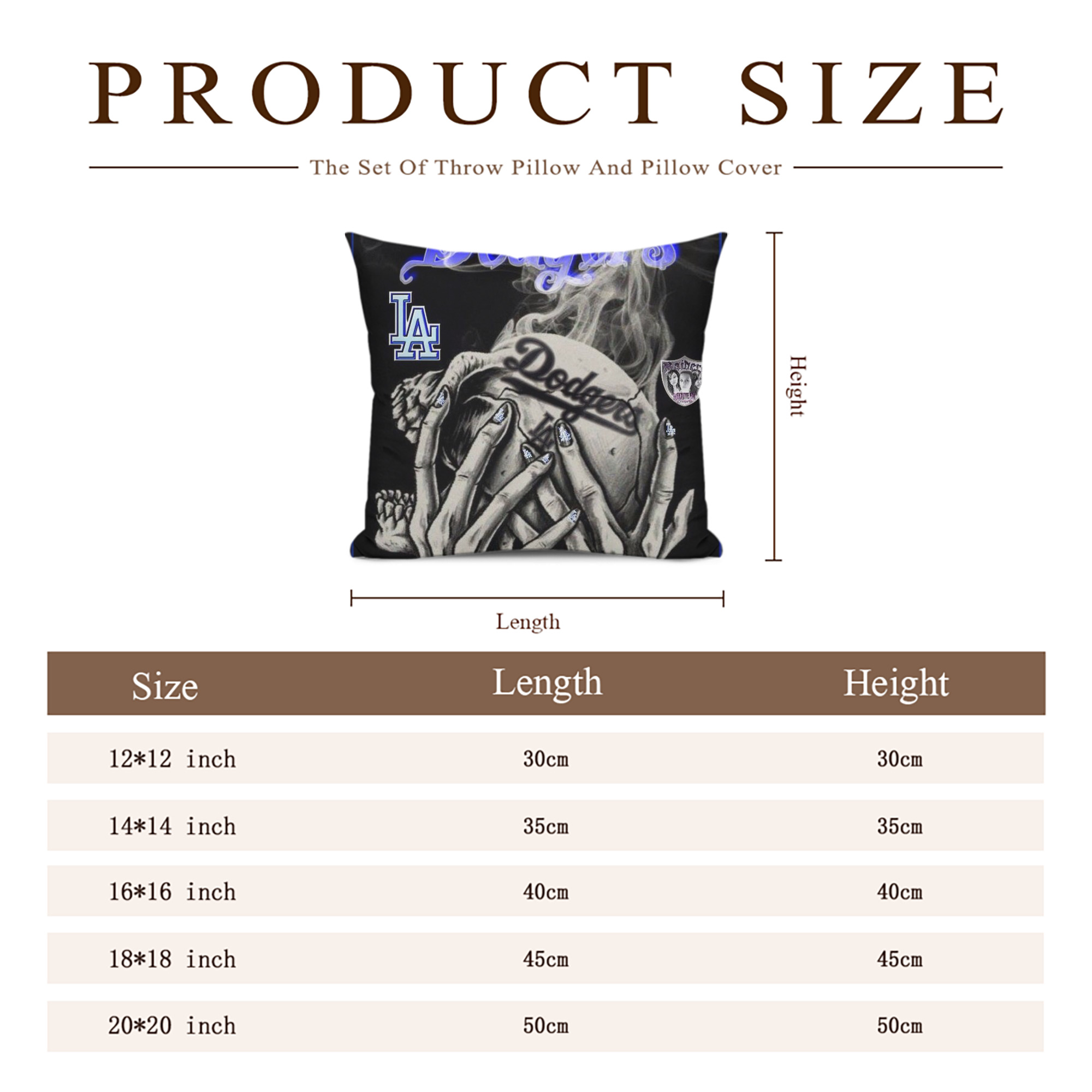  Soft Polyester Pillow Cover With Insert – Double-Sided Design, Invisible Zipper, Durable & Breathable – Easy Care Cushion Set