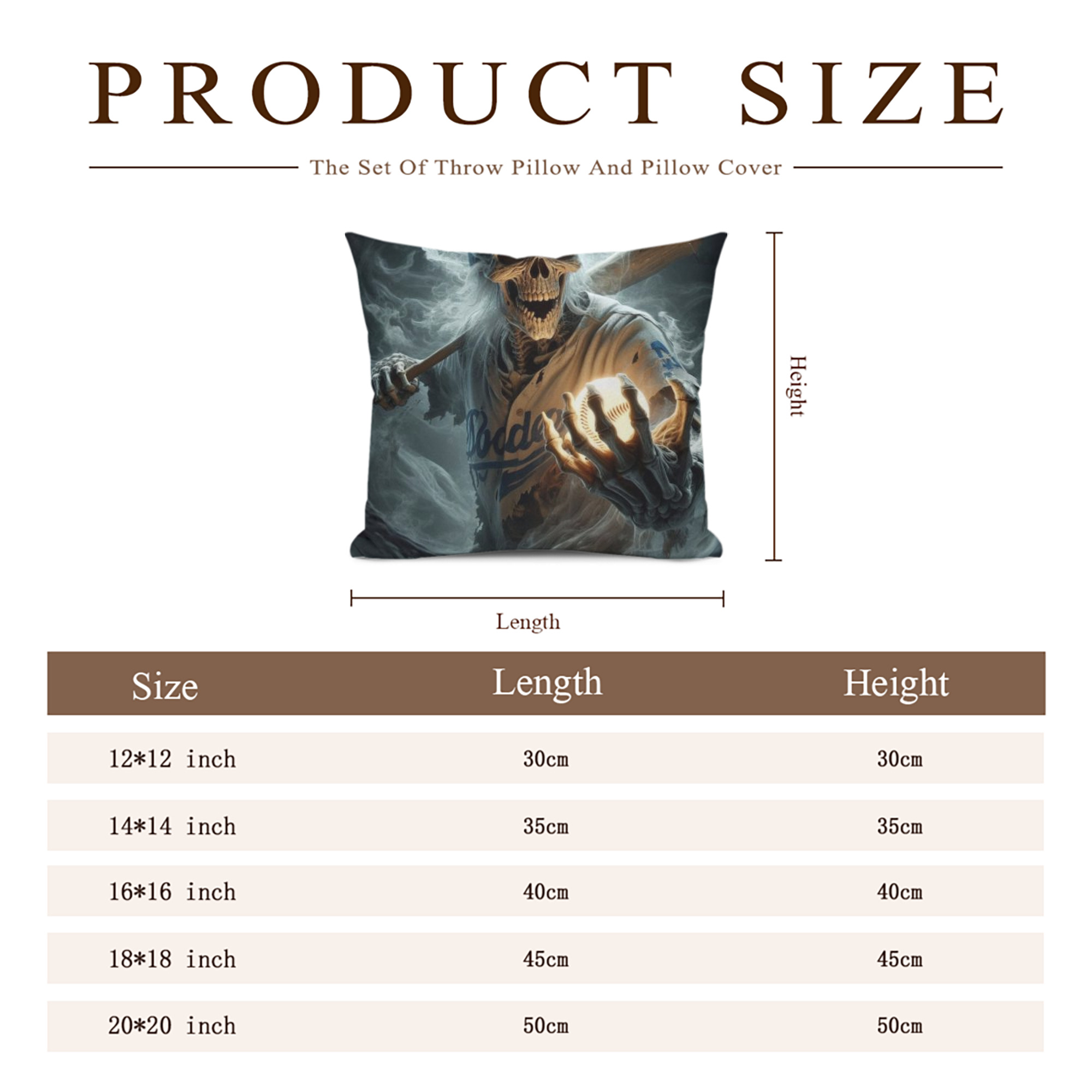  Soft Polyester Pillow Cover With Insert – Double-Sided Design, Invisible Zipper, Durable & Breathable – Easy Care Cushion Set