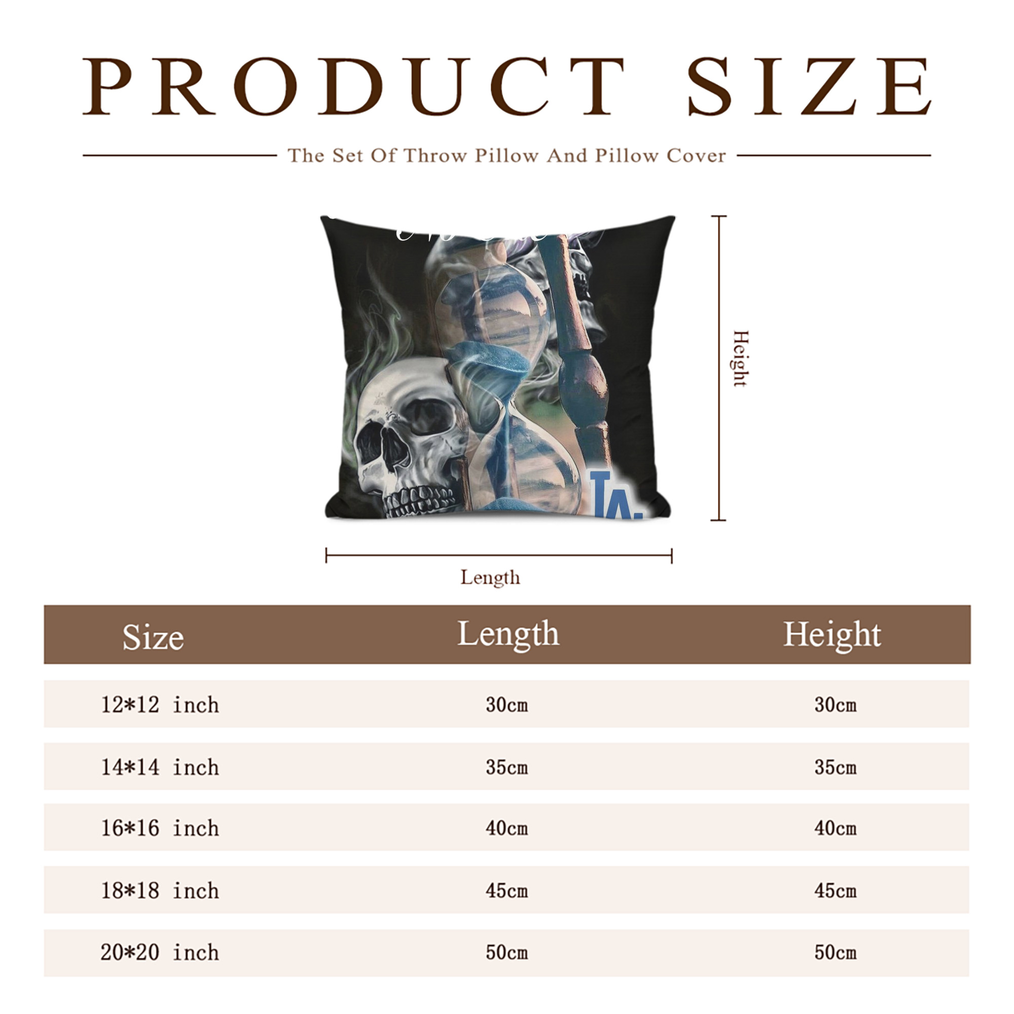  Soft Polyester Pillow Cover With Insert – Double-Sided Design, Invisible Zipper, Durable & Breathable – Easy Care Cushion Set