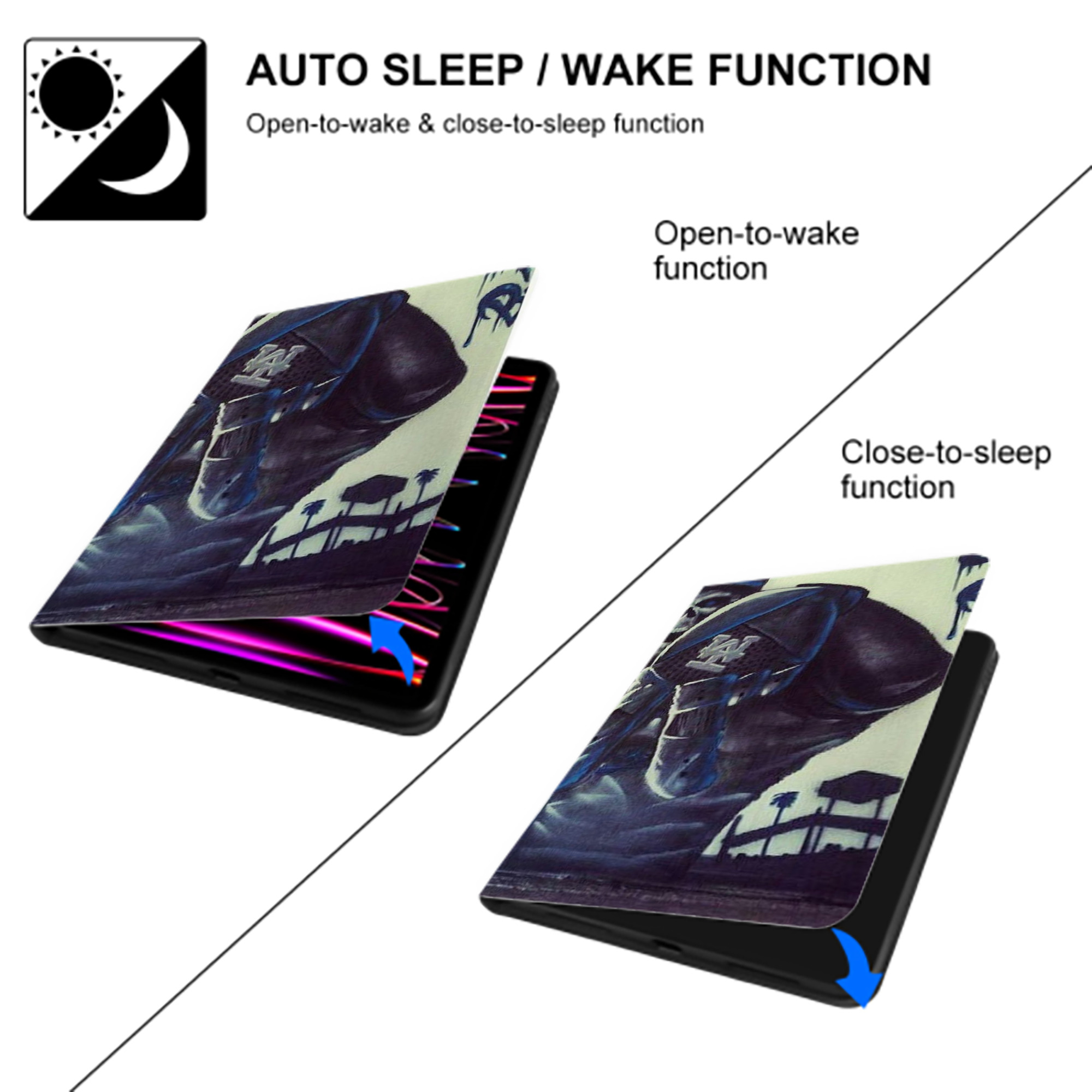  IPad Book-Style Case With Pencil Slot – Slim PU & TPU Cover – Full Protection, Precise Fit, Water & Scratch Resistant