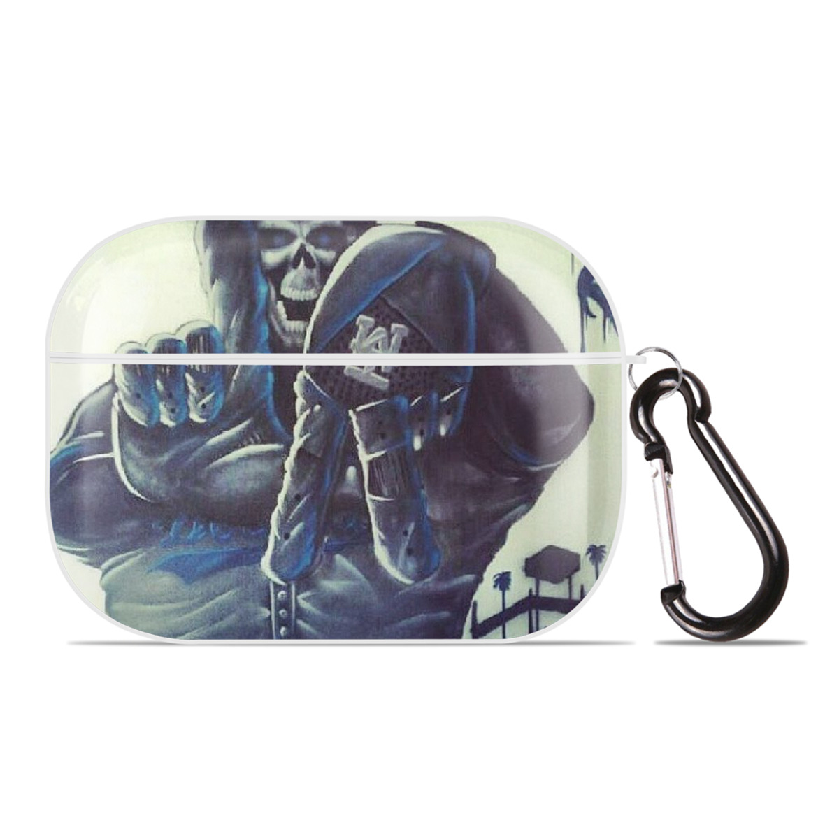  AirPods Pro Hard Case White With Keychain, Durable Flexible PC, Precise Cutouts, Anti-Fingerprint, Yellowing & Scratch Resistant, Full Protection, Washable