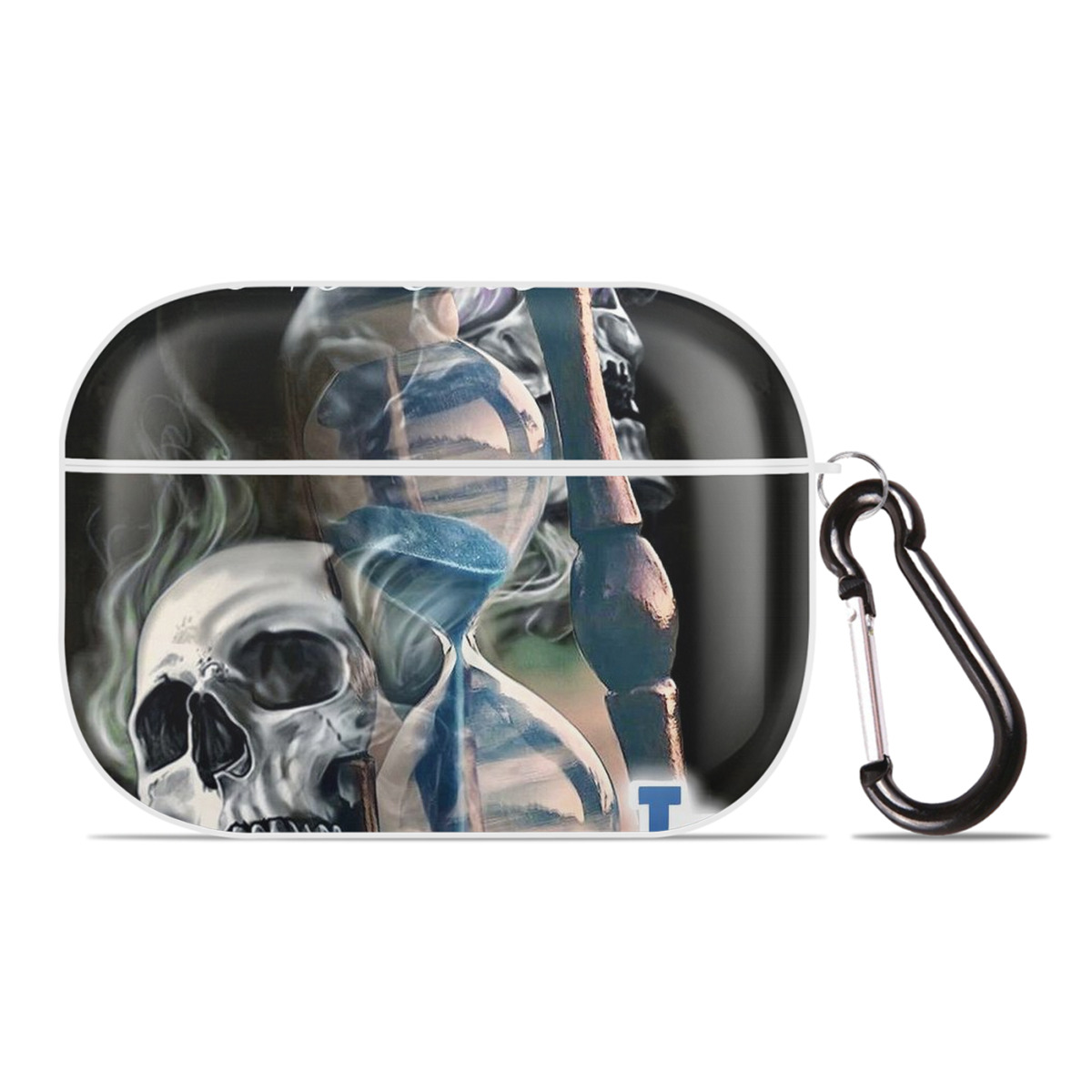  AirPods Pro Hard Case White With Keychain, Durable Flexible PC, Precise Cutouts, Anti-Fingerprint, Yellowing & Scratch Resistant, Full Protection, Washable