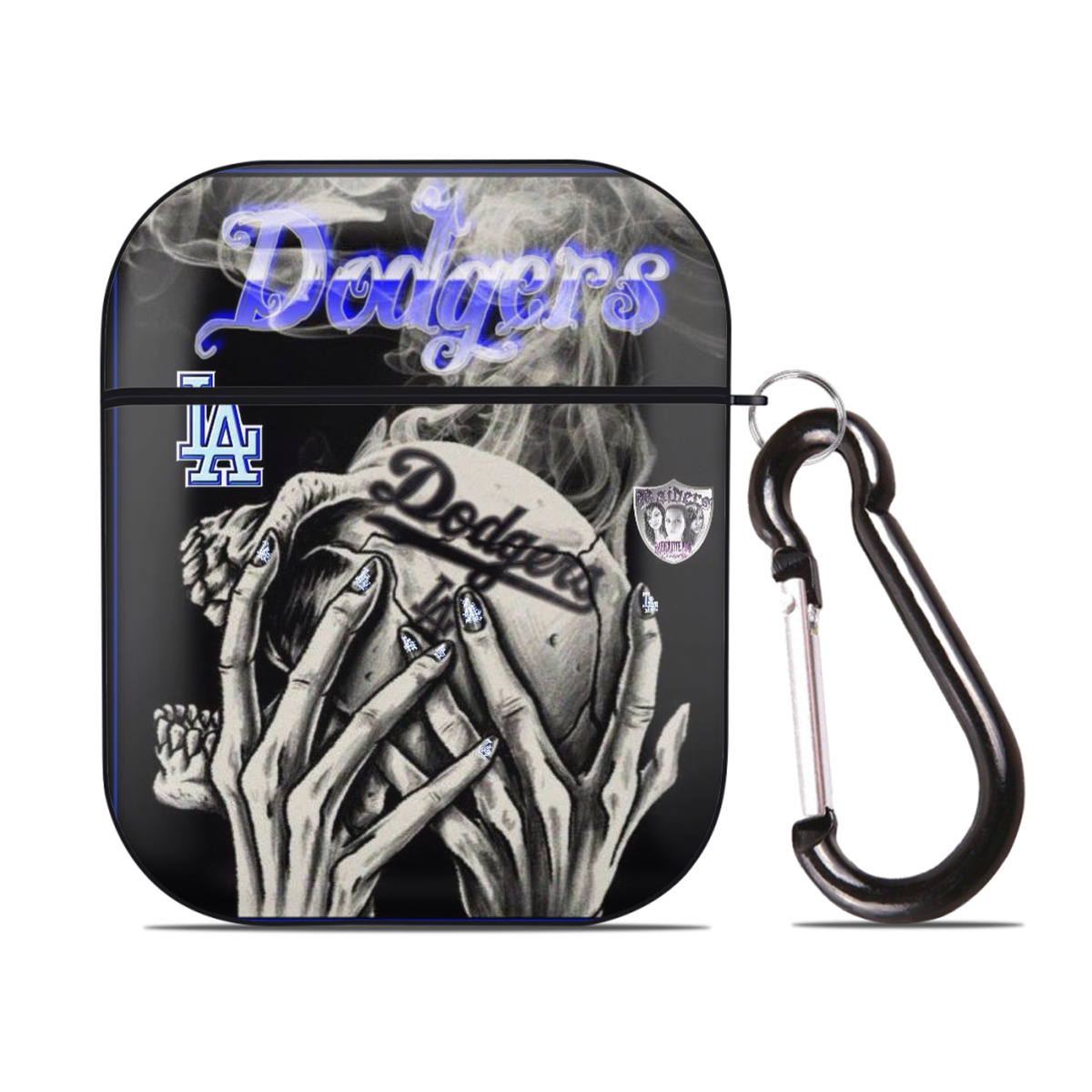  AirPods 2 Case Hard Shell Black, Flexible PC Material, Precise Cutouts, Full Protection, Anti-Fingerprint, Washable, Includes Keychain – Durable & Slim Design