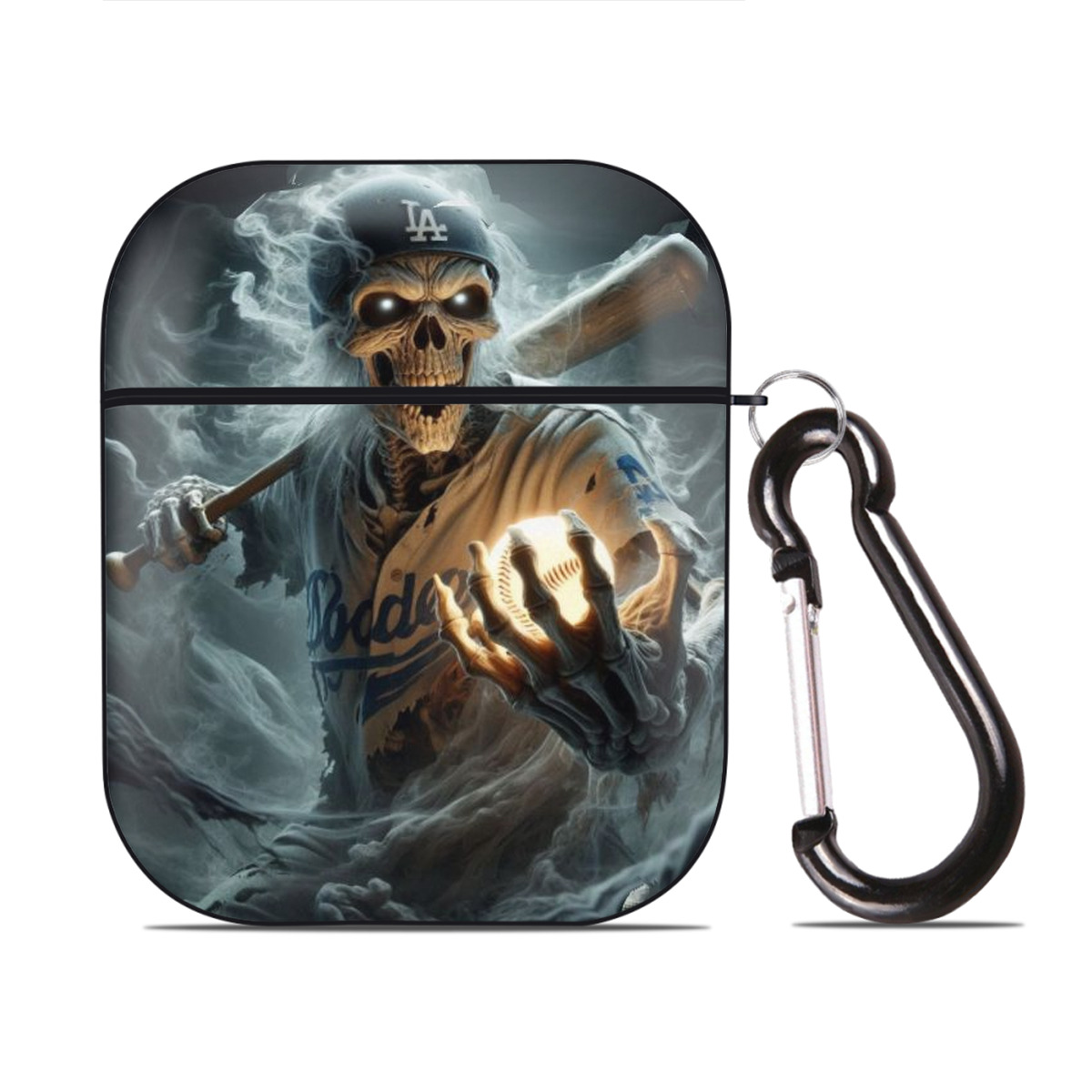  AirPods 2 Case Hard Shell Black, Flexible PC Material, Precise Cutouts, Full Protection, Anti-Fingerprint, Washable, Includes Keychain – Durable & Slim Design