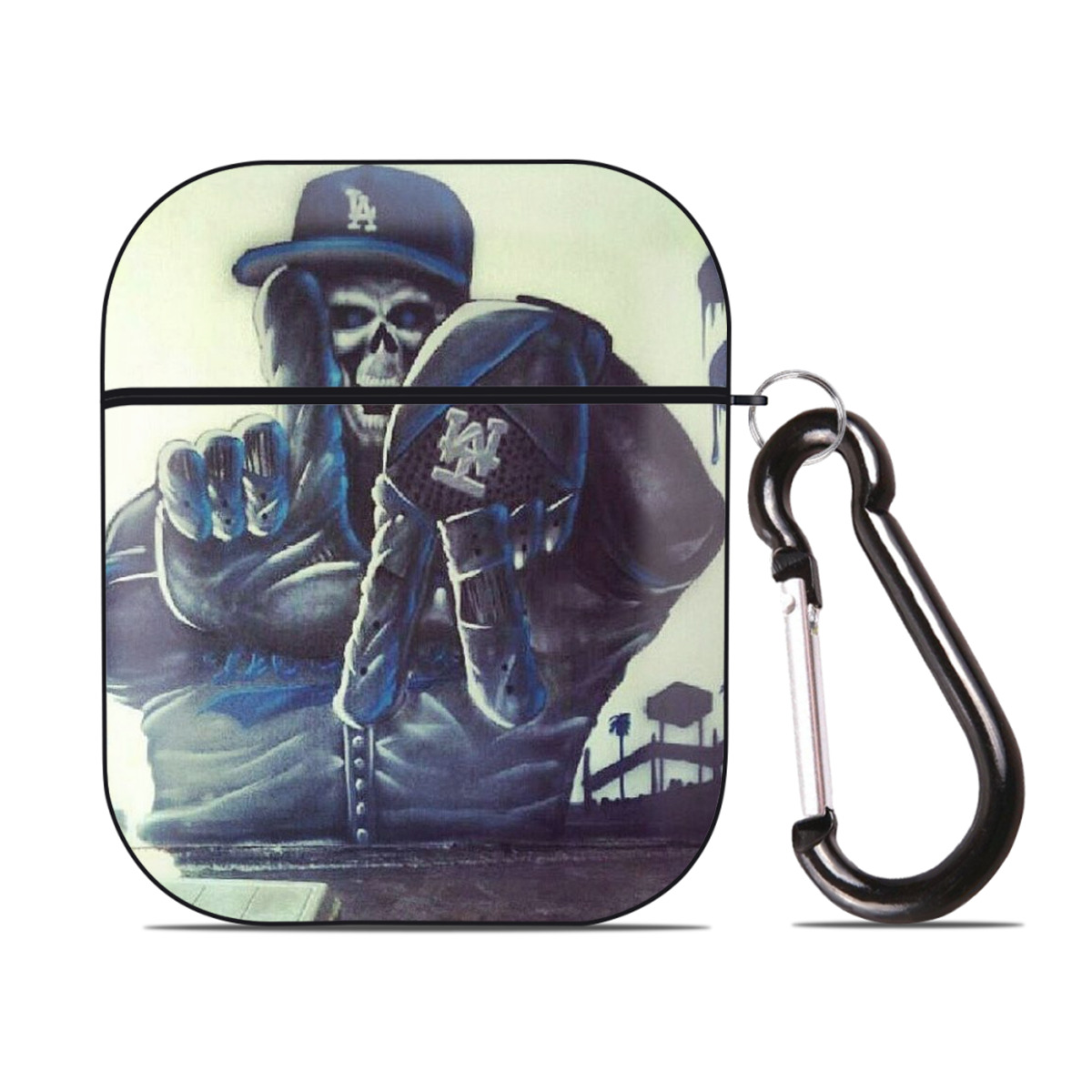  AirPods 2 Case Hard Shell Black, Flexible PC Material, Precise Cutouts, Full Protection, Anti-Fingerprint, Washable, Includes Keychain – Durable & Slim Design