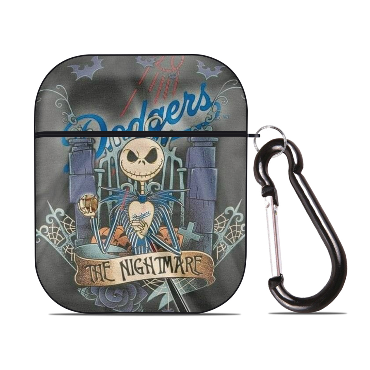  AirPods 2 Case Hard Shell Black, Flexible PC Material, Precise Cutouts, Full Protection, Anti-Fingerprint, Washable, Includes Keychain – Durable & Slim Design