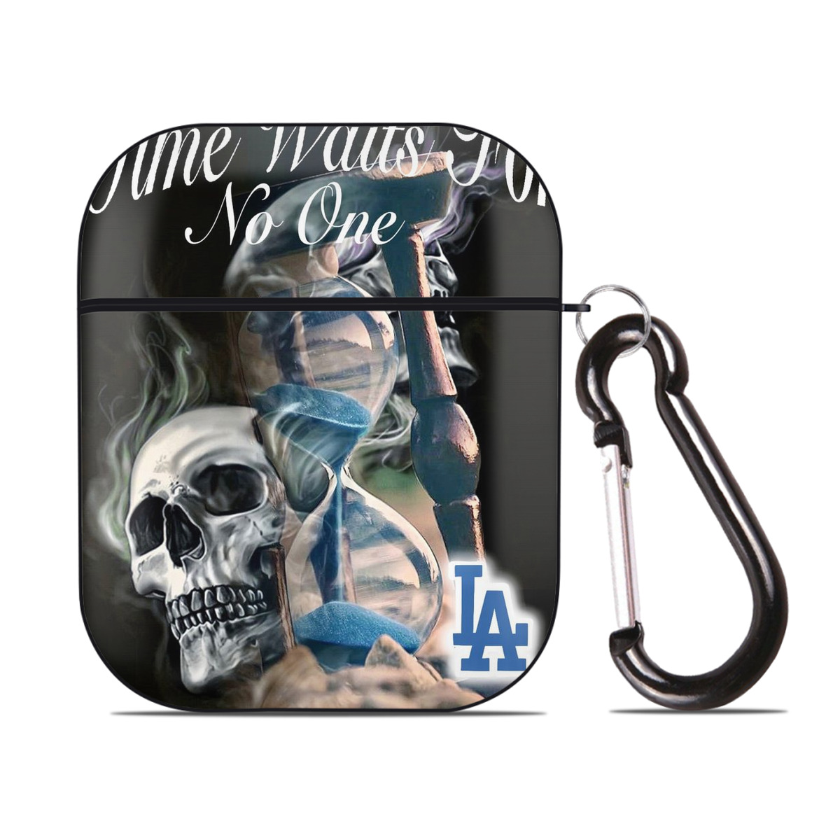  AirPods 2 Case Hard Shell Black, Flexible PC Material, Precise Cutouts, Full Protection, Anti-Fingerprint, Washable, Includes Keychain – Durable & Slim Design