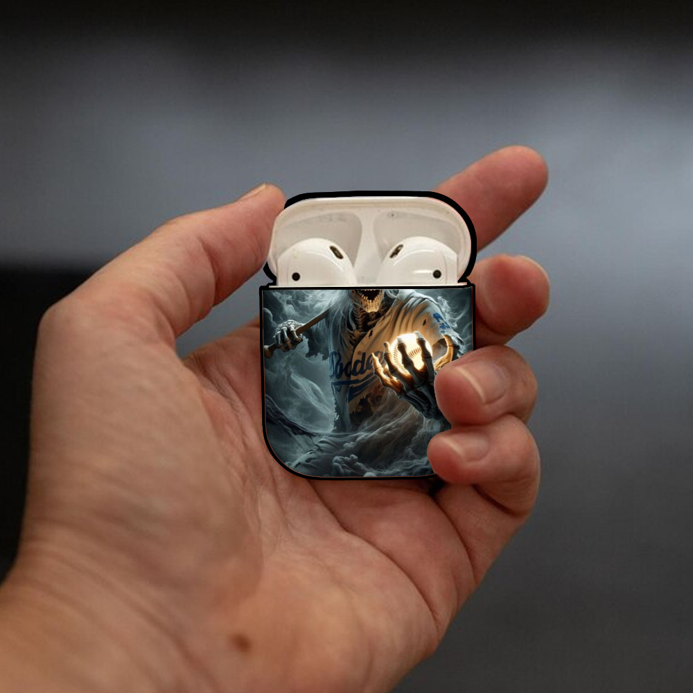  AirPods 2 Case Hard Shell Black, Flexible PC Material, Precise Cutouts, Full Protection, Anti-Fingerprint, Washable, Includes Keychain – Durable & Slim Design