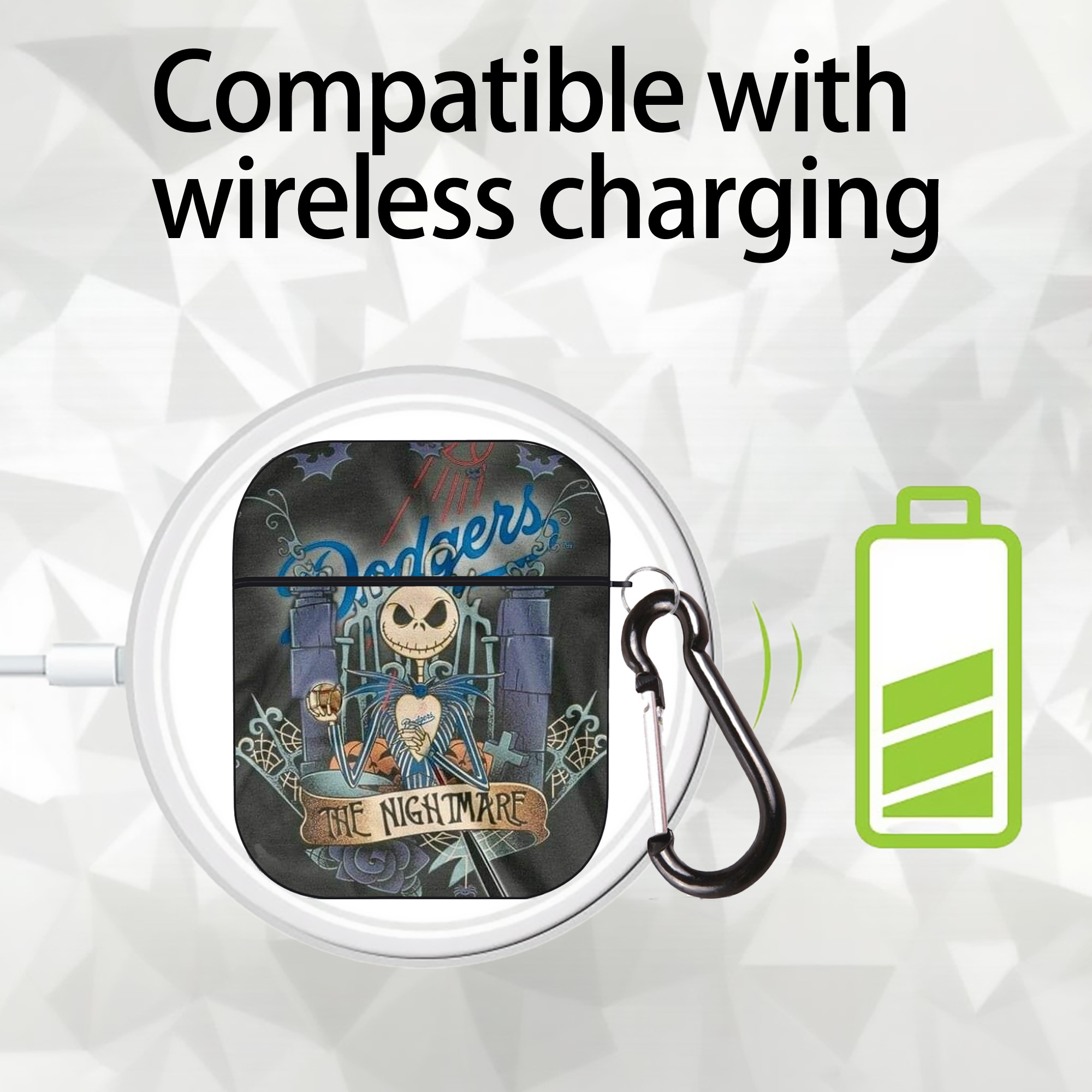  AirPods 2 Case Hard Shell Black, Flexible PC Material, Precise Cutouts, Full Protection, Anti-Fingerprint, Washable, Includes Keychain – Durable & Slim Design