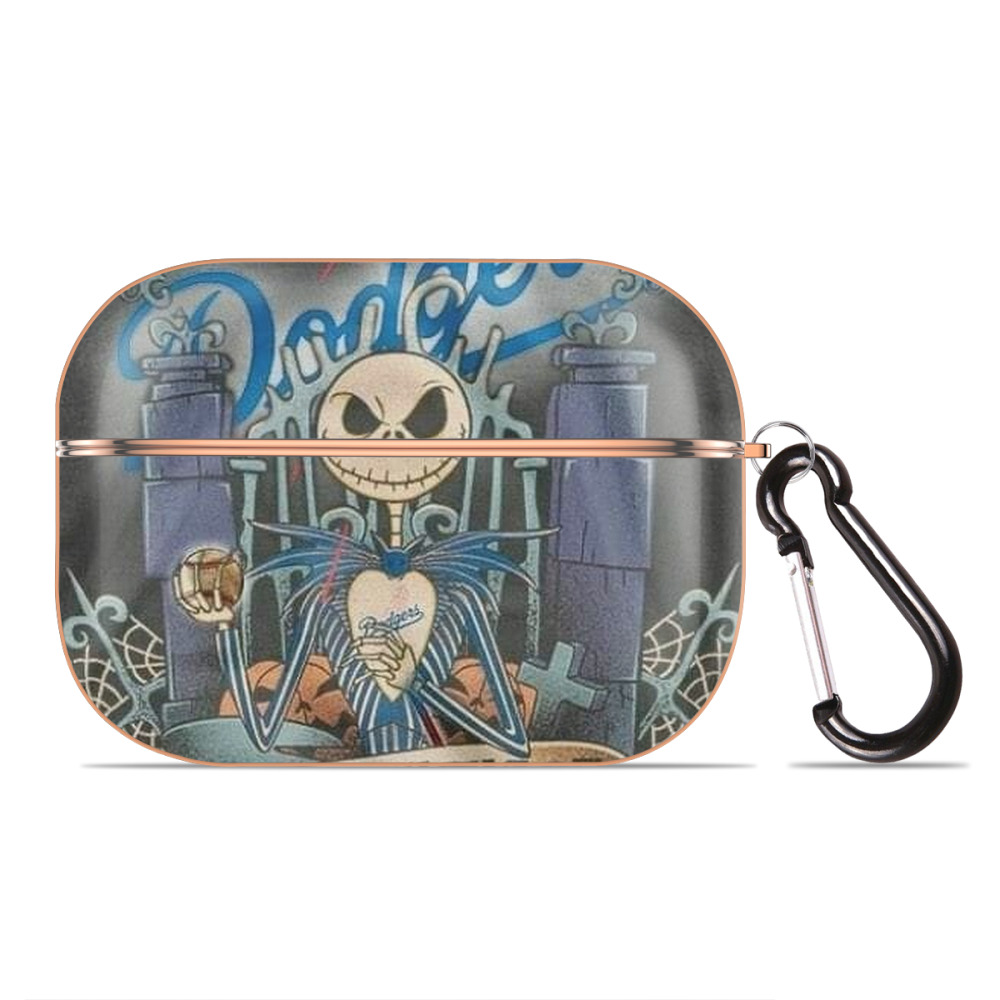  AirPods Pro Protective Case Rose Gold, Flexible PC Material, Precise Fit, Anti-Slip Cover, Full Protection, Fingerprint Resistant, Washable With Keychain