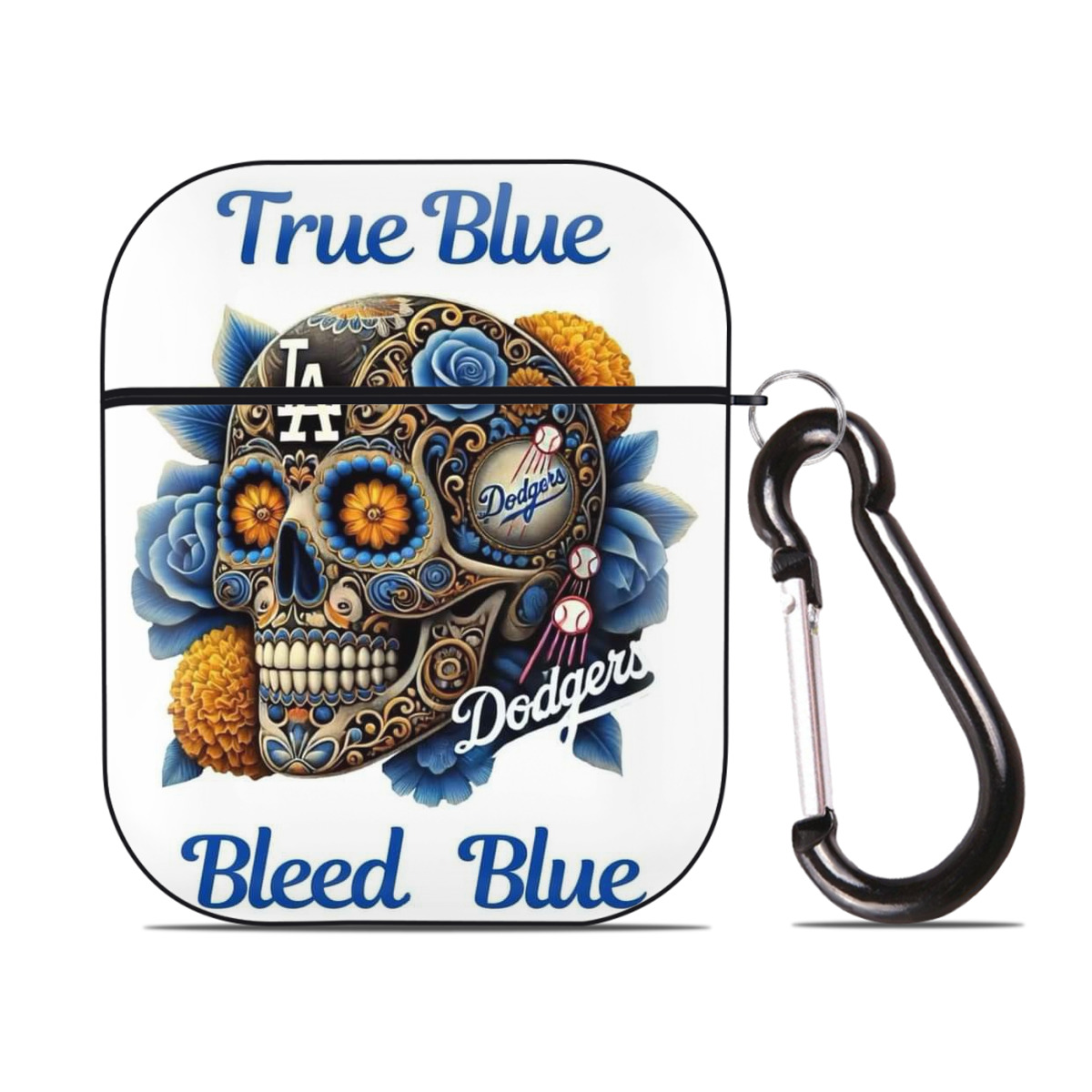  AirPods 2 Case Hard Shell Black, Flexible PC Material, Precise Cutouts, Full Protection, Anti-Fingerprint, Washable, Includes Keychain – Durable & Slim Design