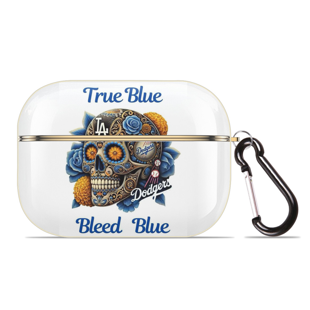  Luxury Gold AirPods Pro Case With Keychain, Flexible PC Material, Full Protection, Precise Cutouts, Anti-Fingerprint, Washable, Durable Design