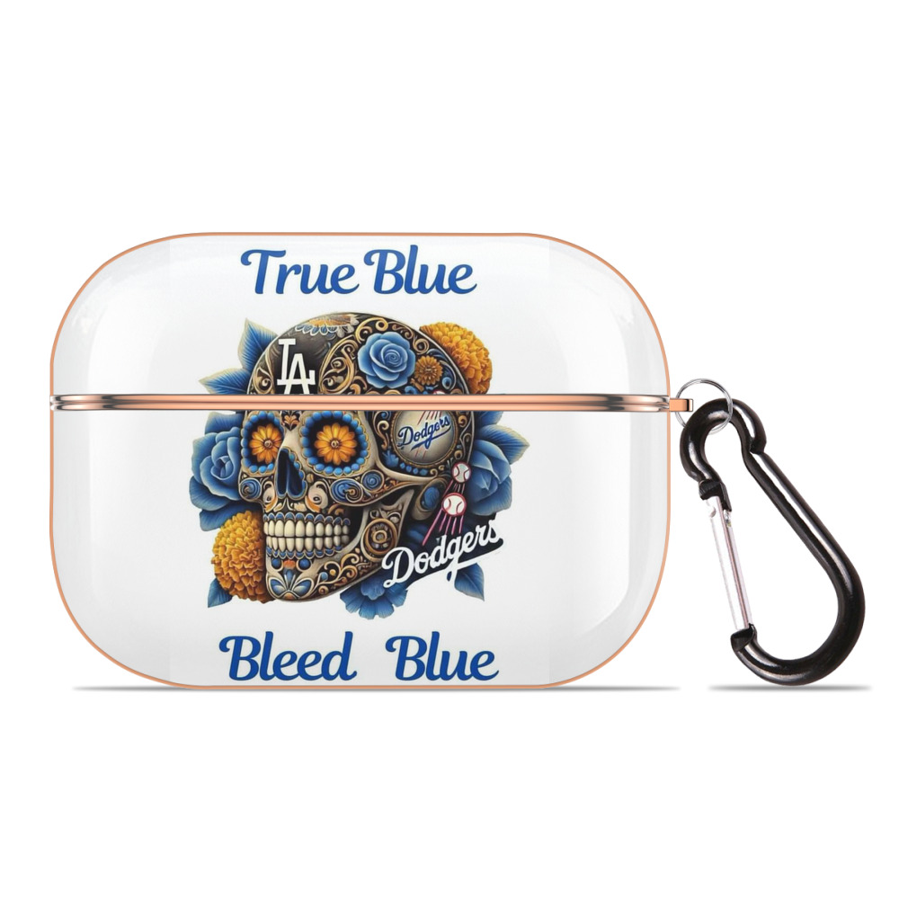  AirPods Pro Protective Case Rose Gold, Flexible PC Material, Precise Fit, Anti-Slip Cover, Full Protection, Fingerprint Resistant, Washable With Keychain