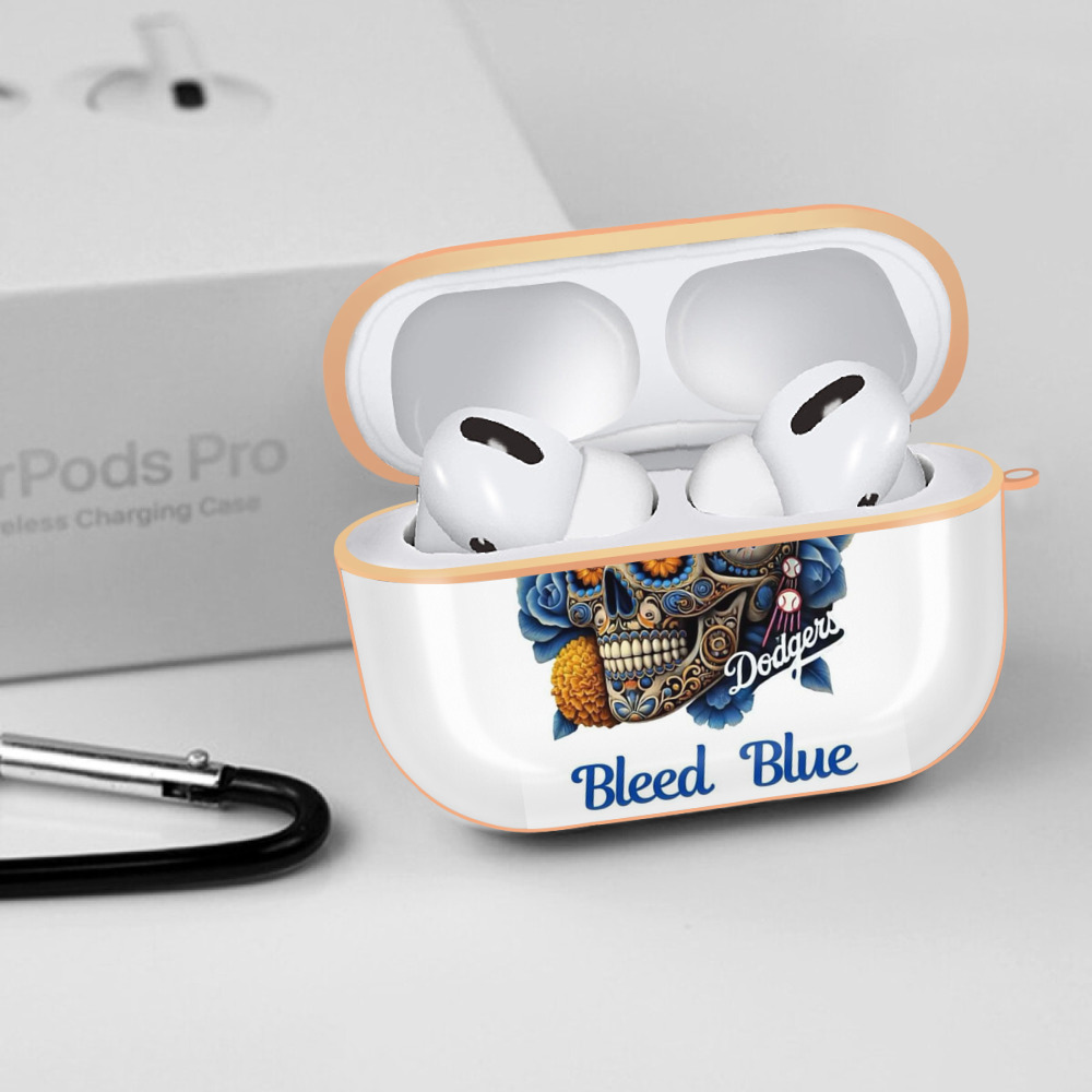  AirPods Pro Protective Case Rose Gold, Flexible PC Material, Precise Fit, Anti-Slip Cover, Full Protection, Fingerprint Resistant, Washable With Keychain