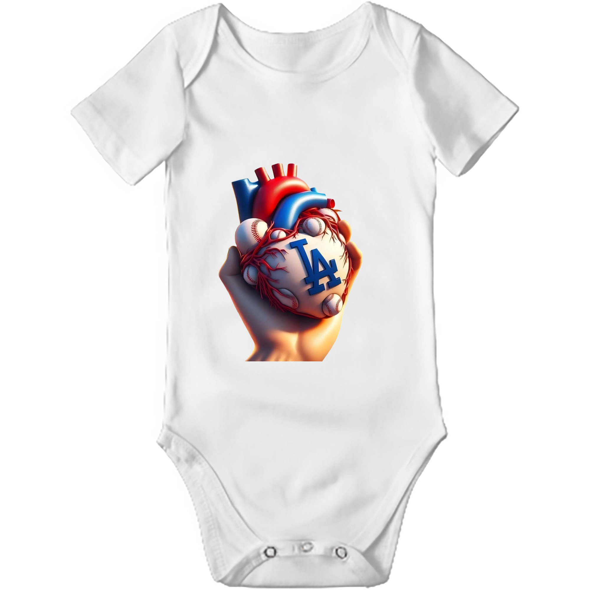  Baby Short Sleeve Romper – 100% Cotton Soft & Breathable Digital Print Onesie With Easy Snap Closure And Envelope Shoulder – Comfortable For Daily Wear & Travel