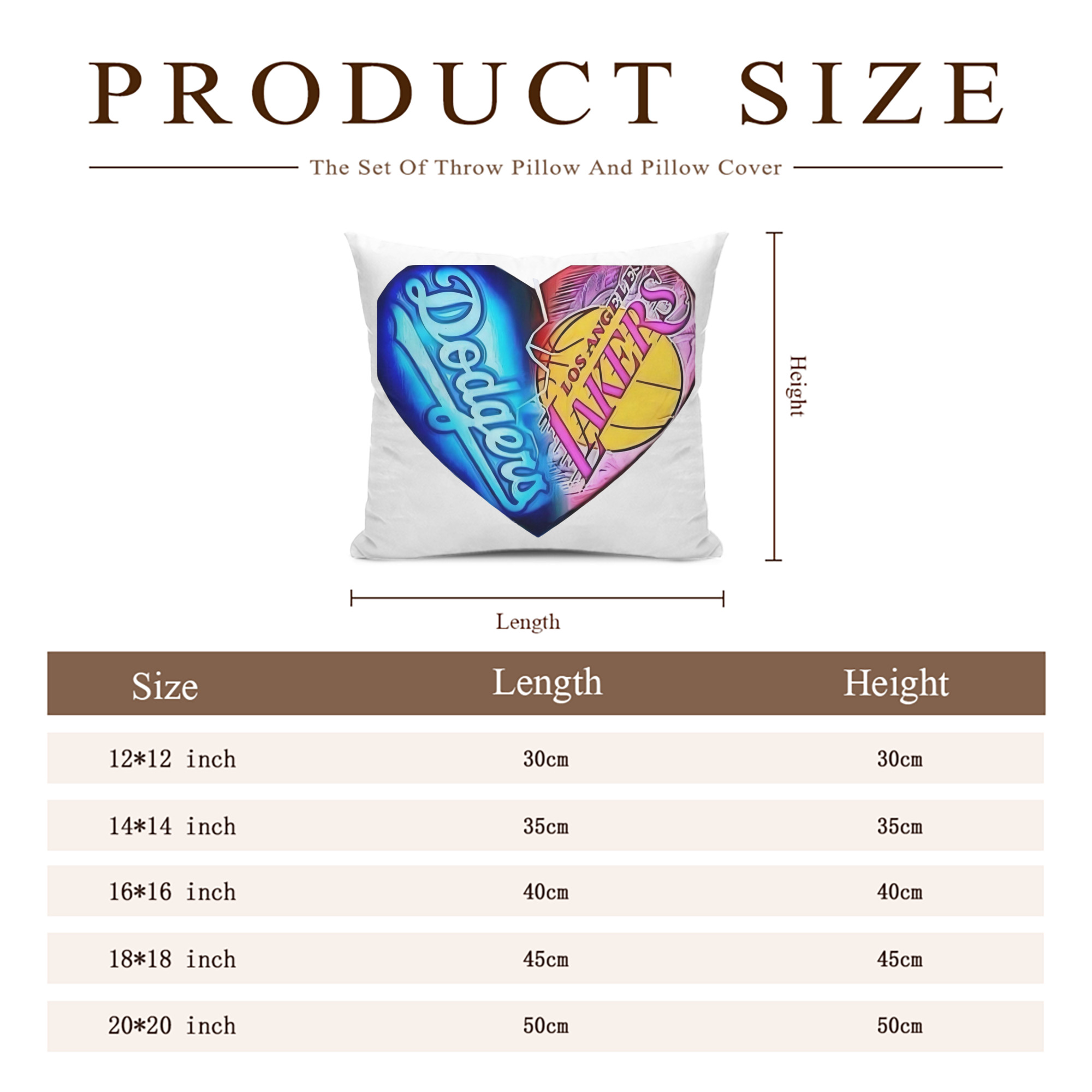  Soft Polyester Pillow Cover With Insert – Double-Sided Design, Invisible Zipper, Durable & Breathable – Easy Care Cushion Set