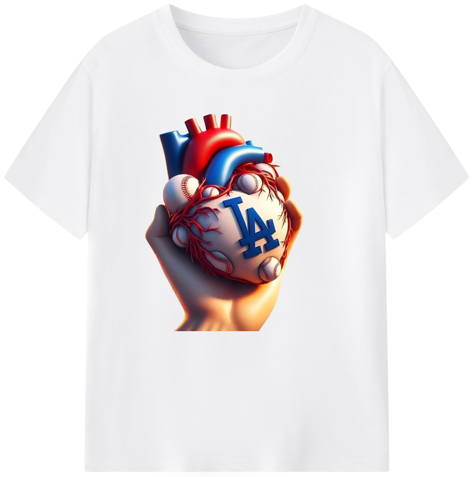  180g Cotton T-Shirt With Front Heat Transfer Print – Soft, Lightweight, Fitted Design – Comfortable Casual Wear For Sports & Everyday Use