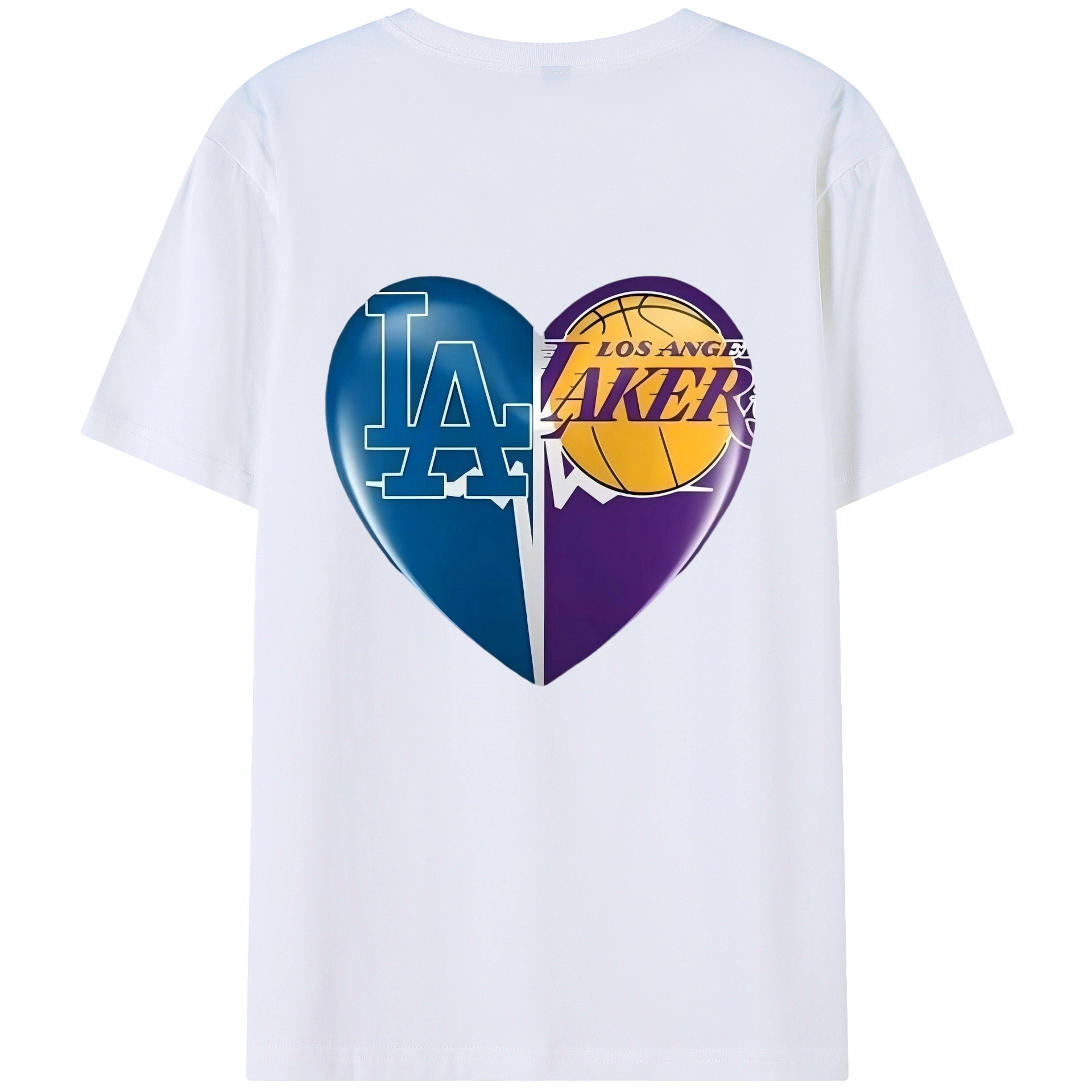  180g Combed Cotton T-Shirt With Back Heat Transfer Print – Soft, Lightweight, Fitted Design – Stylish Casual Wear For Sports & Everyday Use