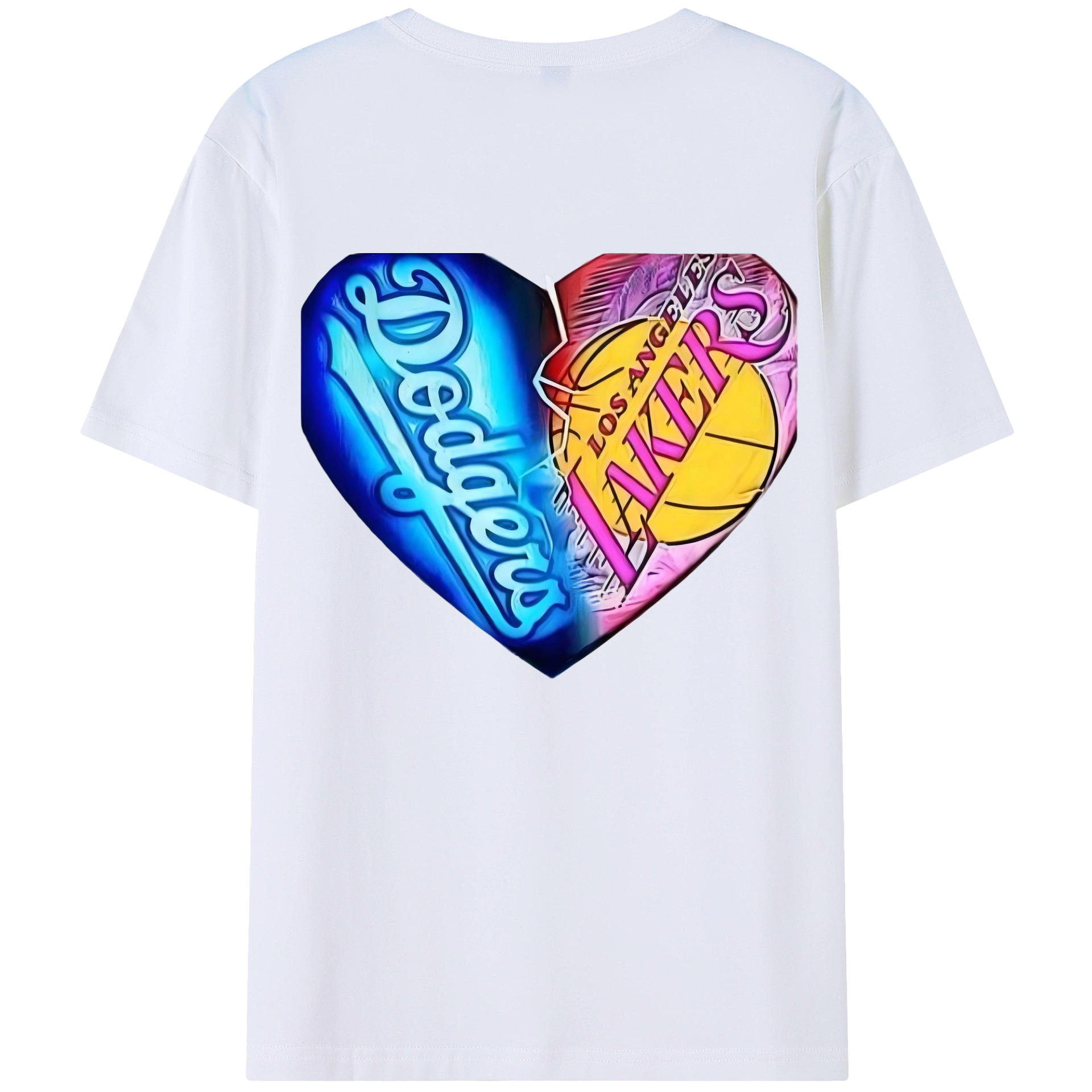  180g Combed Cotton T-Shirt With Back Heat Transfer Print – Soft, Lightweight, Fitted Design – Stylish Casual Wear For Sports & Everyday Use