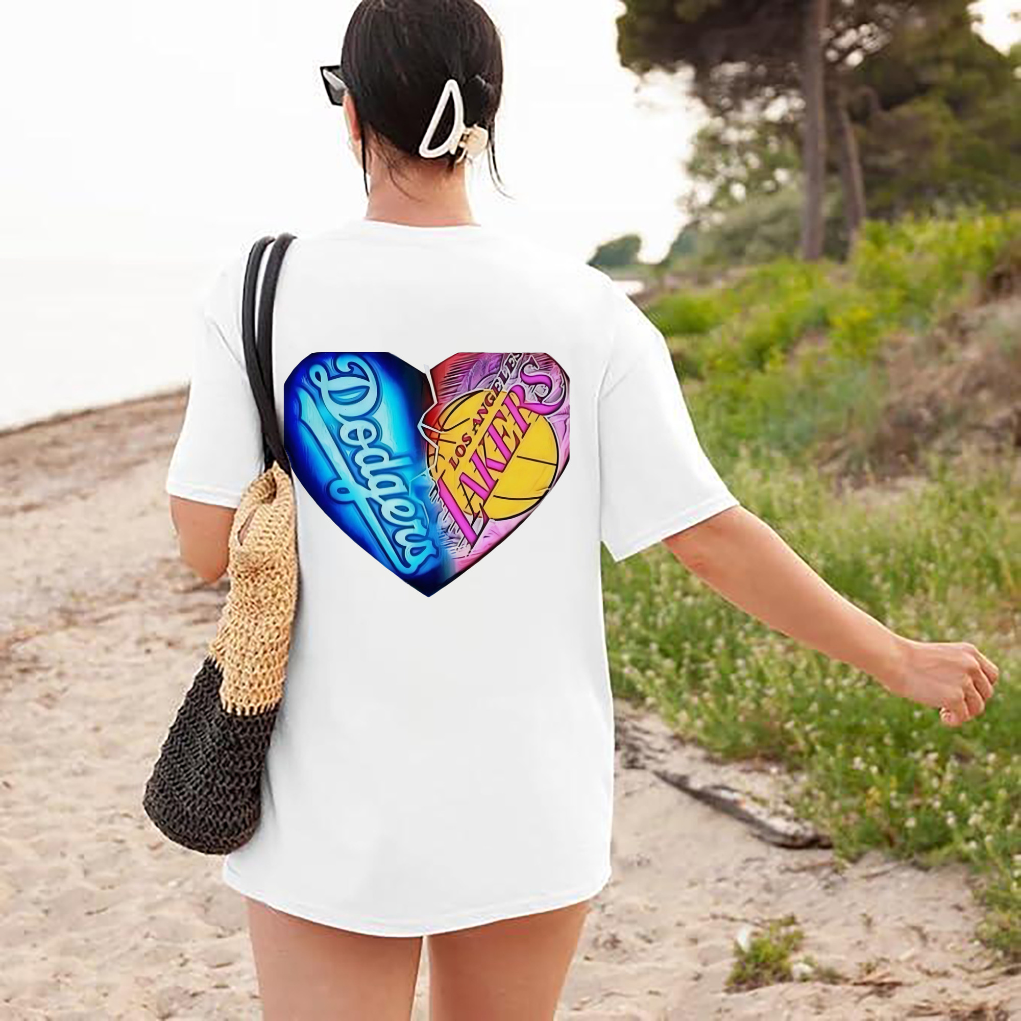  180g Combed Cotton T-Shirt With Back Heat Transfer Print – Soft, Lightweight, Fitted Design – Stylish Casual Wear For Sports & Everyday Use