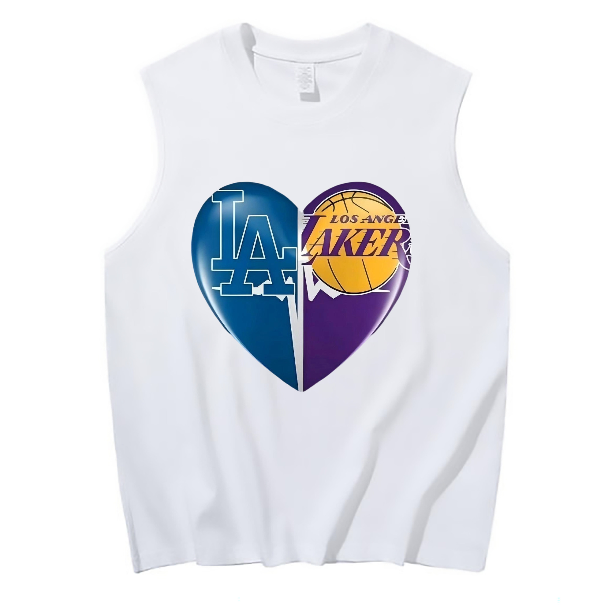  210g Combed Cotton Tank Top With Front Heat Transfer Print – Soft, Lightweight, Fitted Design – Stylish & Comfortable Casual Wear For Sports & Everyday Use