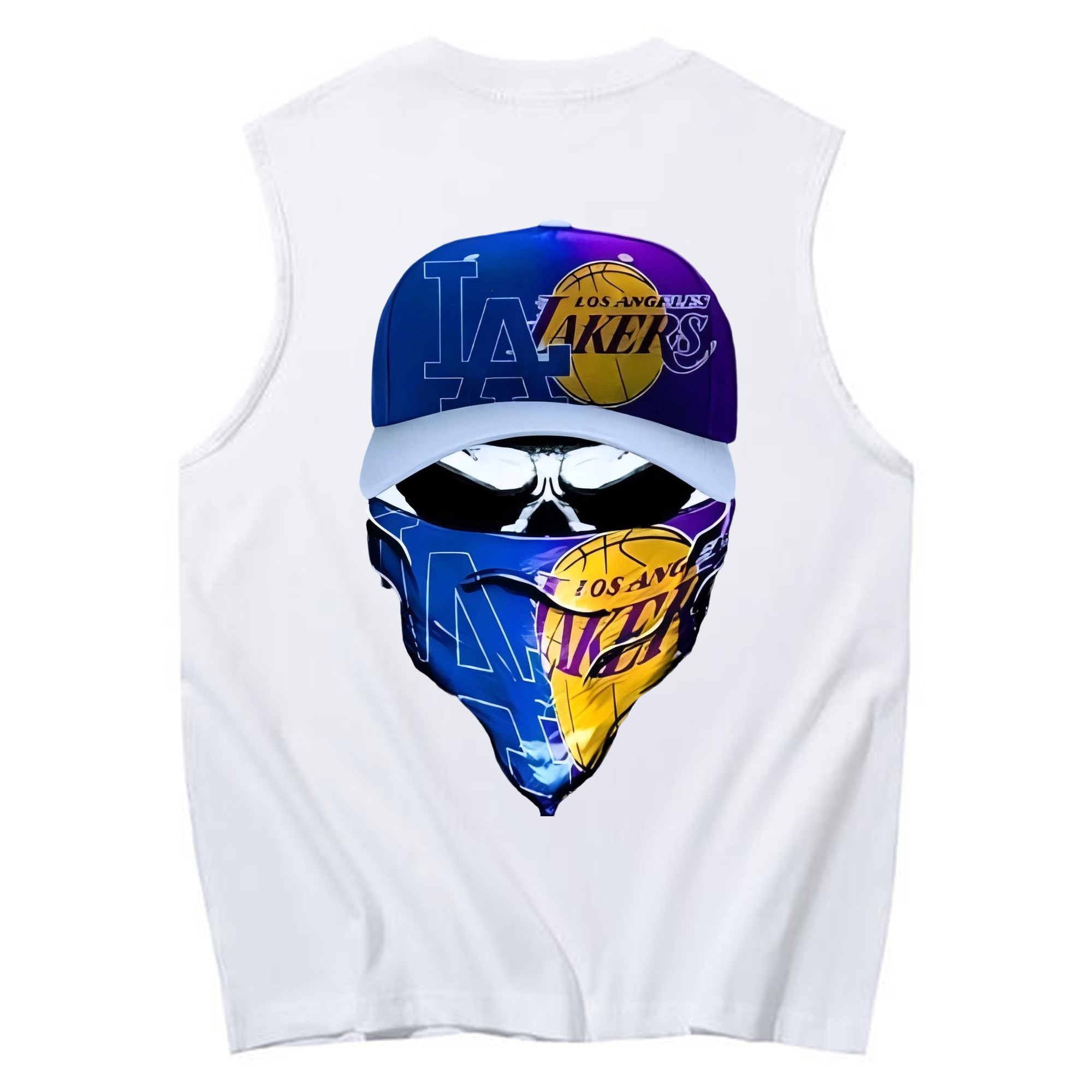  230g Pure Cotton Tank Top With Back Heat Transfer Print – Soft, Lightweight, Fitted Design – Stylish & Comfortable Casual Wear For Sports & Everyday Use