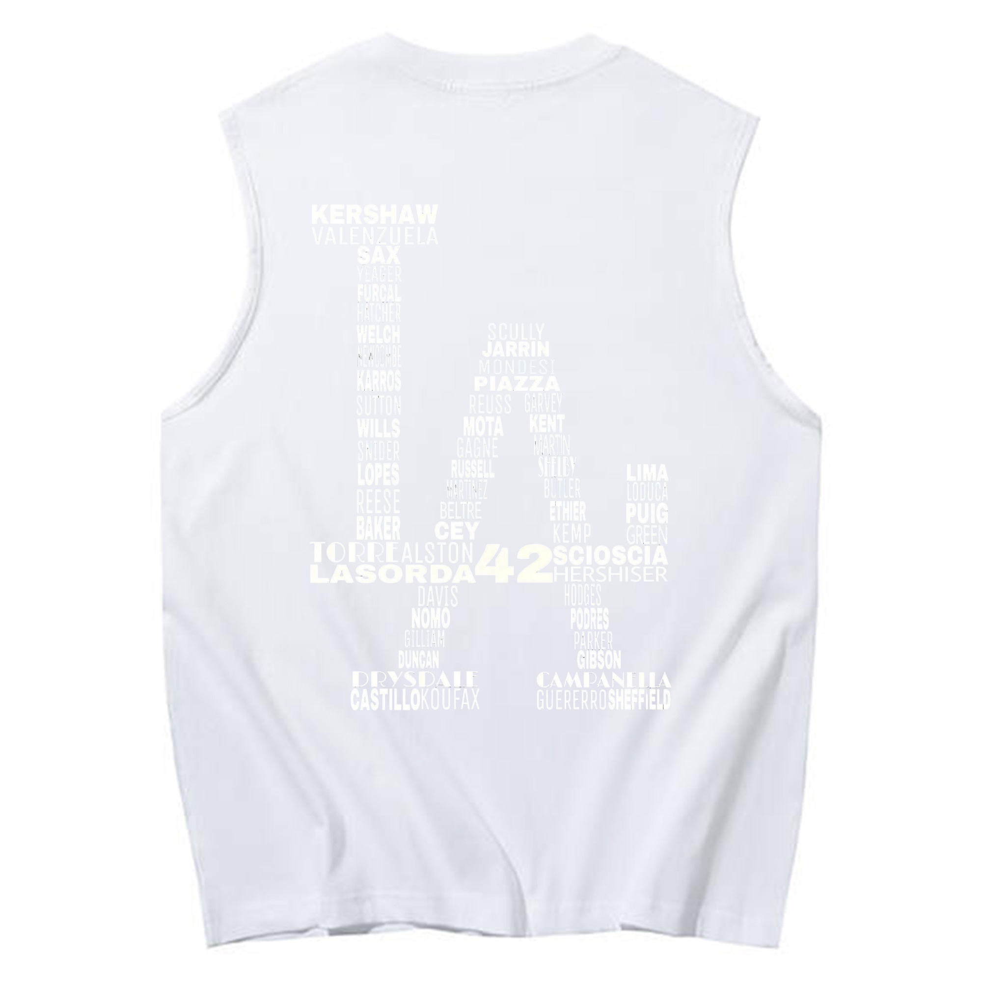  230g Pure Cotton Tank Top With Back Heat Transfer Print – Soft, Lightweight, Fitted Design – Stylish & Comfortable Casual Wear For Sports & Everyday Use