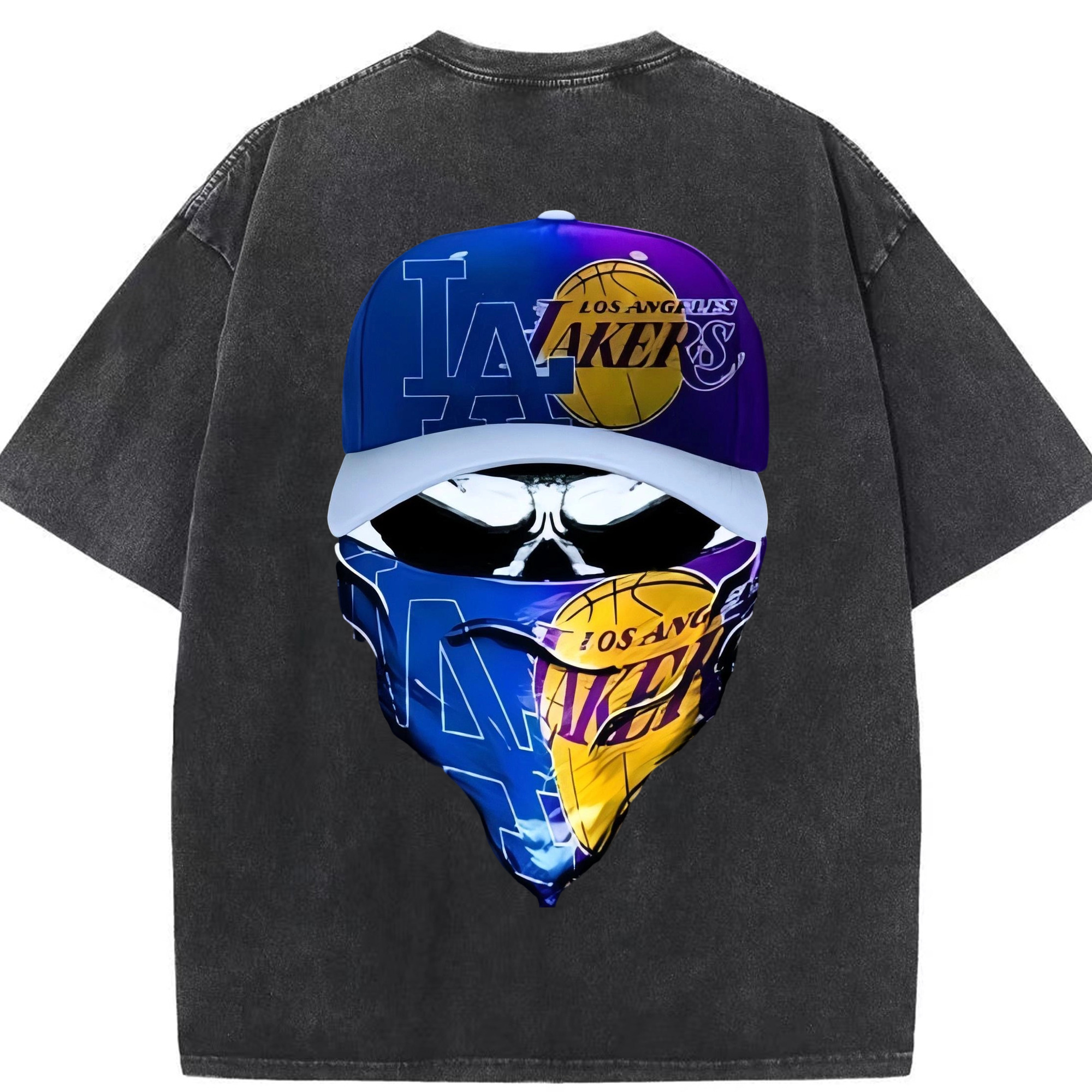  Washed Vintage 230g Cotton Oversized T-Shirt With Back Heat Transfer Print – Soft, Lightweight & Stylish – Comfortable Casual Wear For Sports & Everyday Use