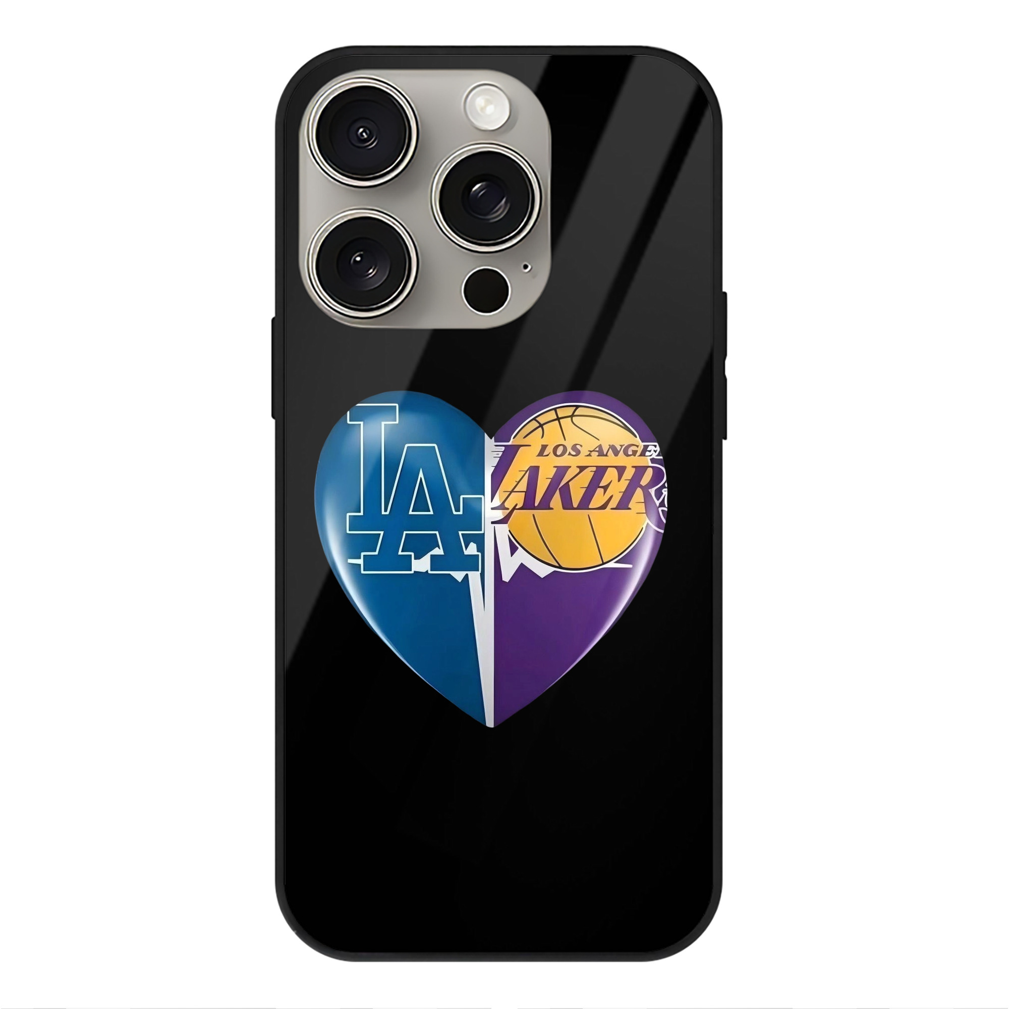  IPhone 15 Pro Mirror Phone Case – UV Printed Glass + TPU – Scratch-Resistant, Wireless Charging Compatible, Precise Fit & Stylish Design