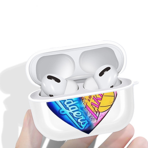  AirPods Pro Hard Case White With Keychain, Durable Flexible PC, Precise Cutouts, Anti-Fingerprint, Yellowing & Scratch Resistant, Full Protection, Washable