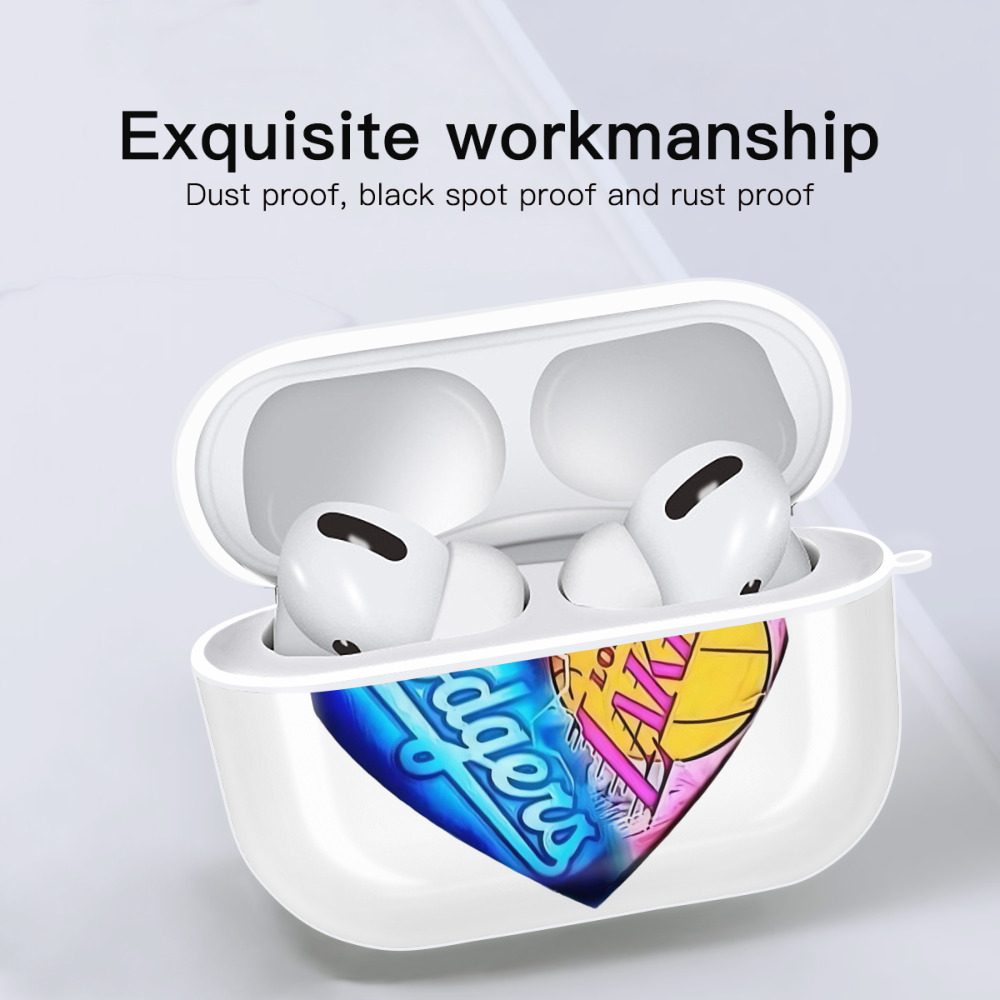  AirPods Pro Hard Case White With Keychain, Durable Flexible PC, Precise Cutouts, Anti-Fingerprint, Yellowing & Scratch Resistant, Full Protection, Washable