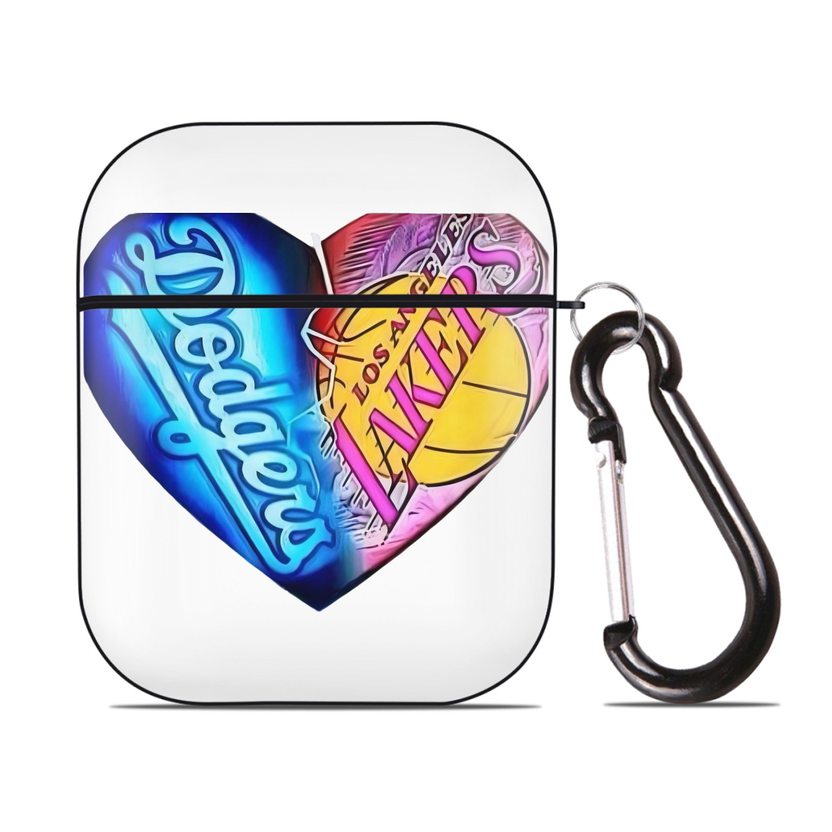  AirPods 2 Case Hard Shell Black, Flexible PC Material, Precise Cutouts, Full Protection, Anti-Fingerprint, Washable, Includes Keychain – Durable & Slim Design