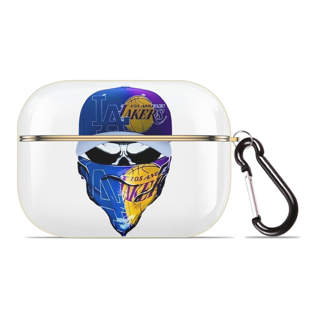  Luxury Gold AirPods Pro Case With Keychain, Flexible PC Material, Full Protection, Precise Cutouts, Anti-Fingerprint, Washable, Durable Design