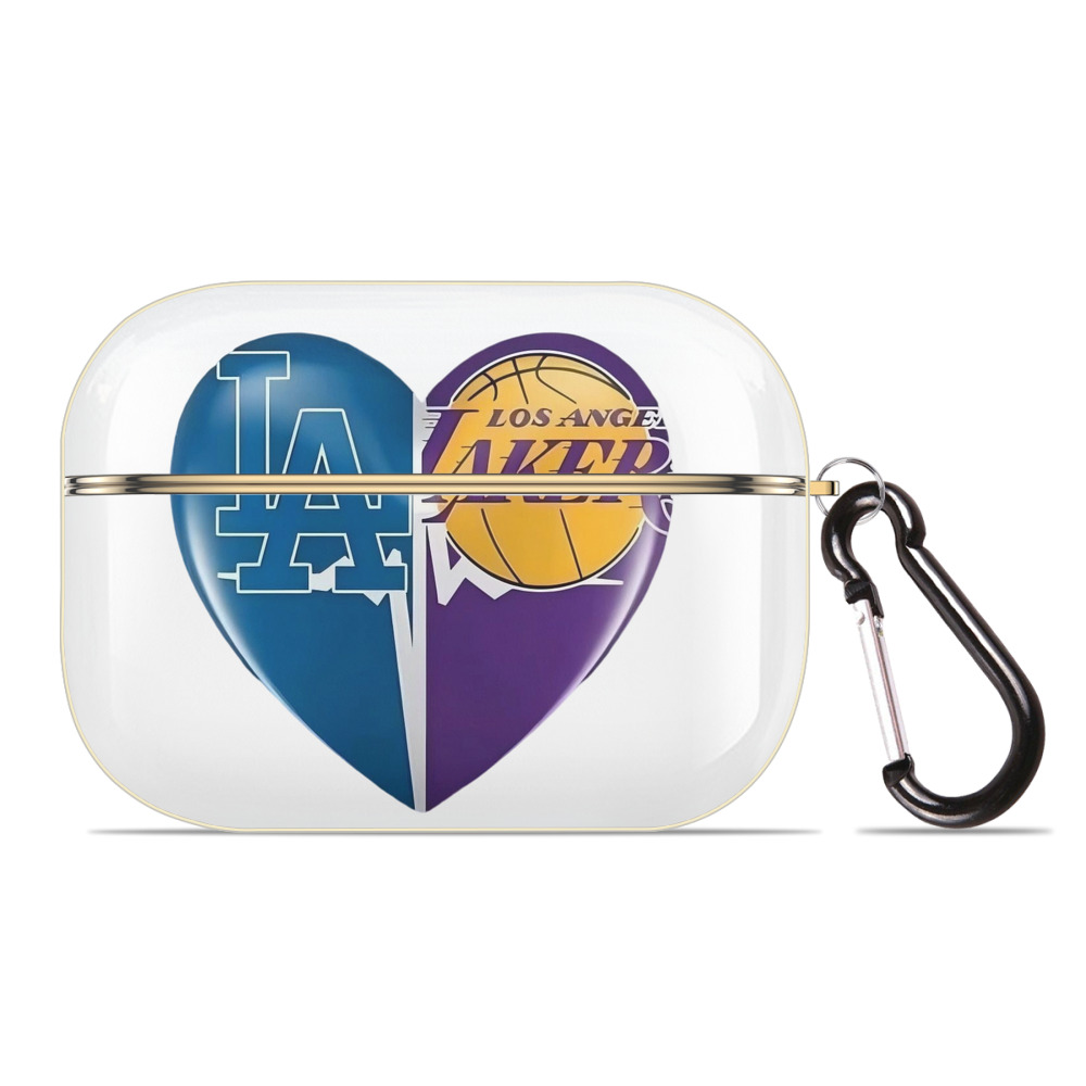  Luxury Gold AirPods Pro Case With Keychain, Flexible PC Material, Full Protection, Precise Cutouts, Anti-Fingerprint, Washable, Durable Design